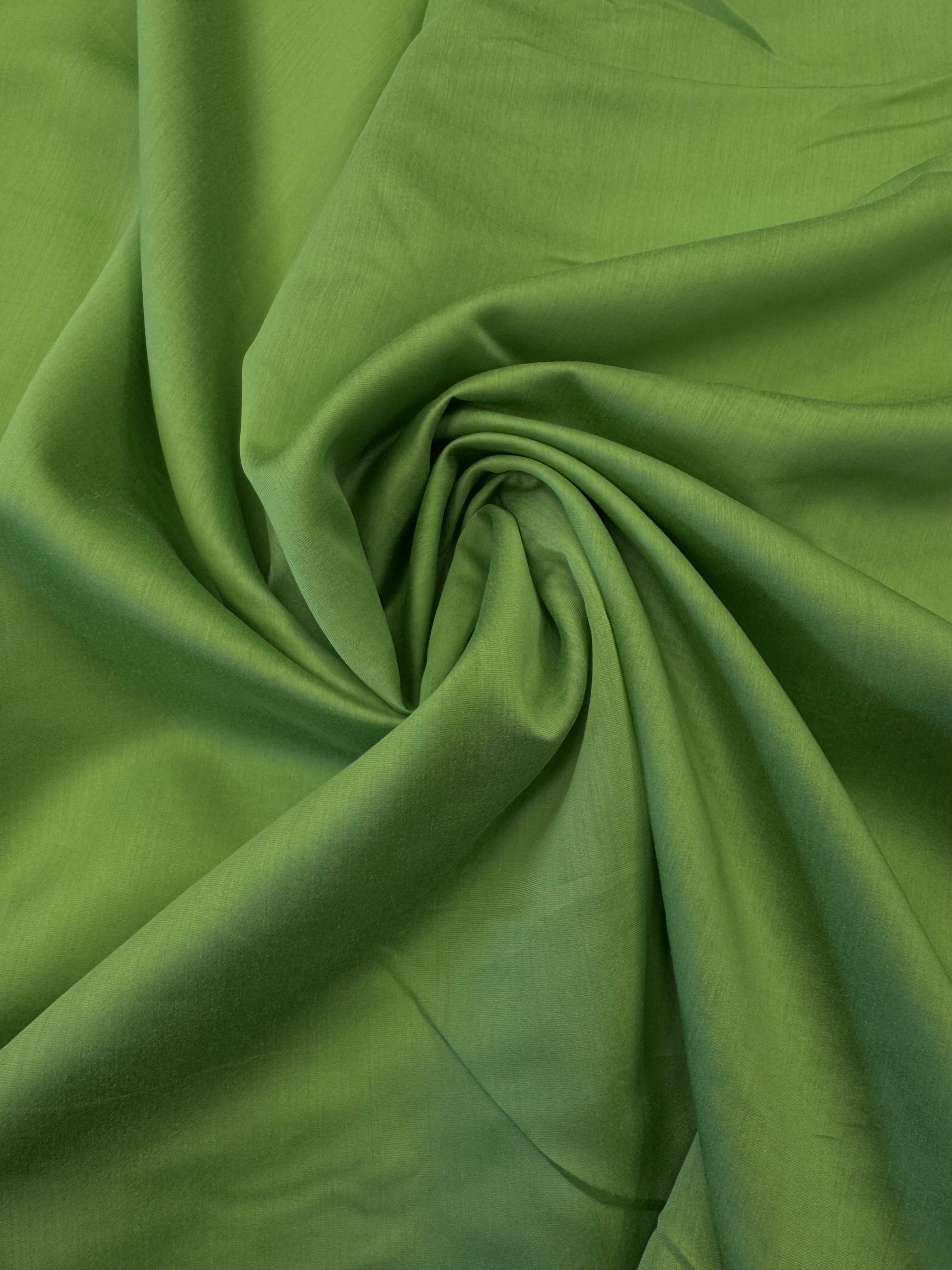 Batist De Bumbac Fin Satinat, Verde