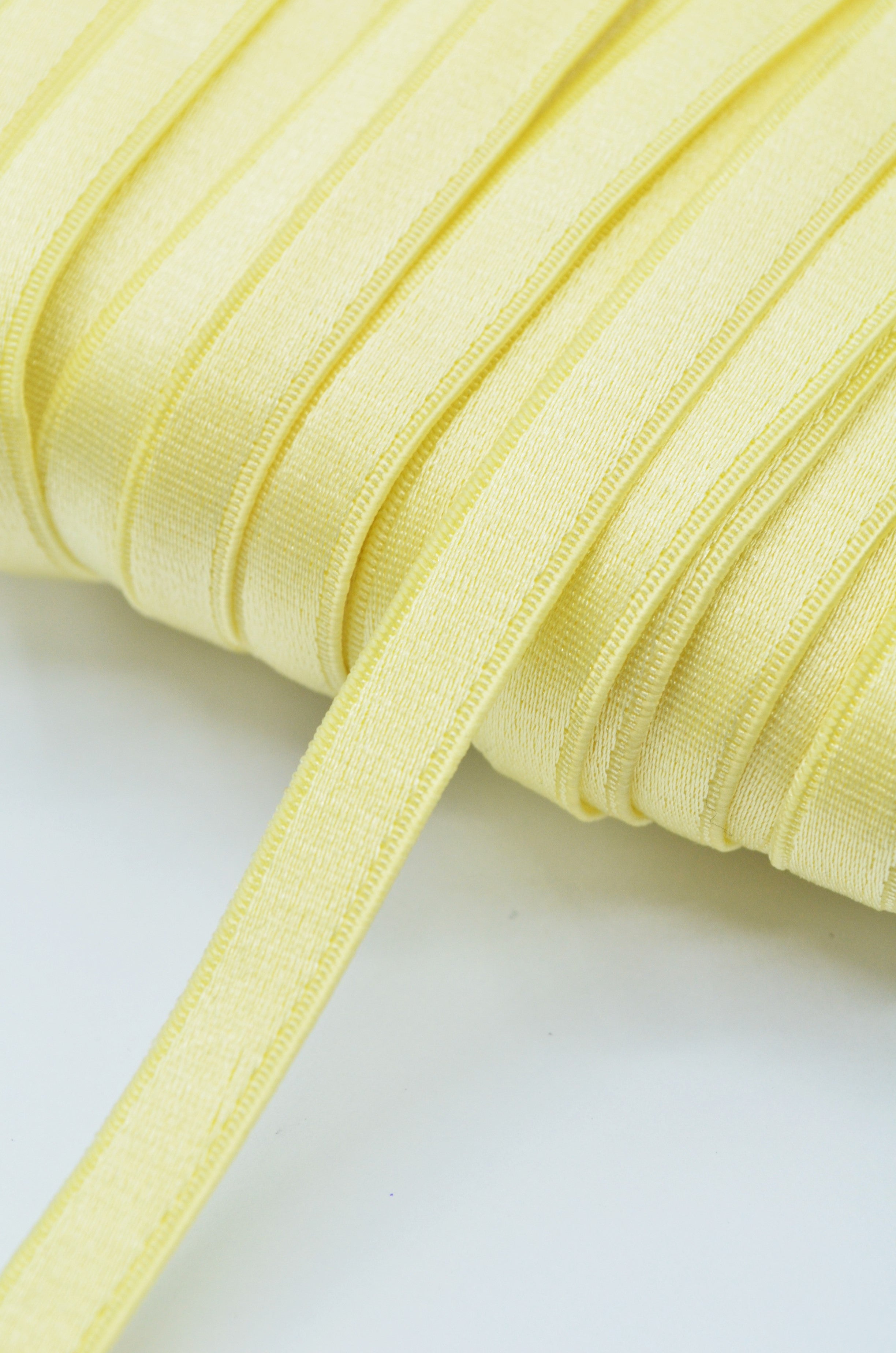 Elastic Bretele Sutien, Galben Pal, 10mm