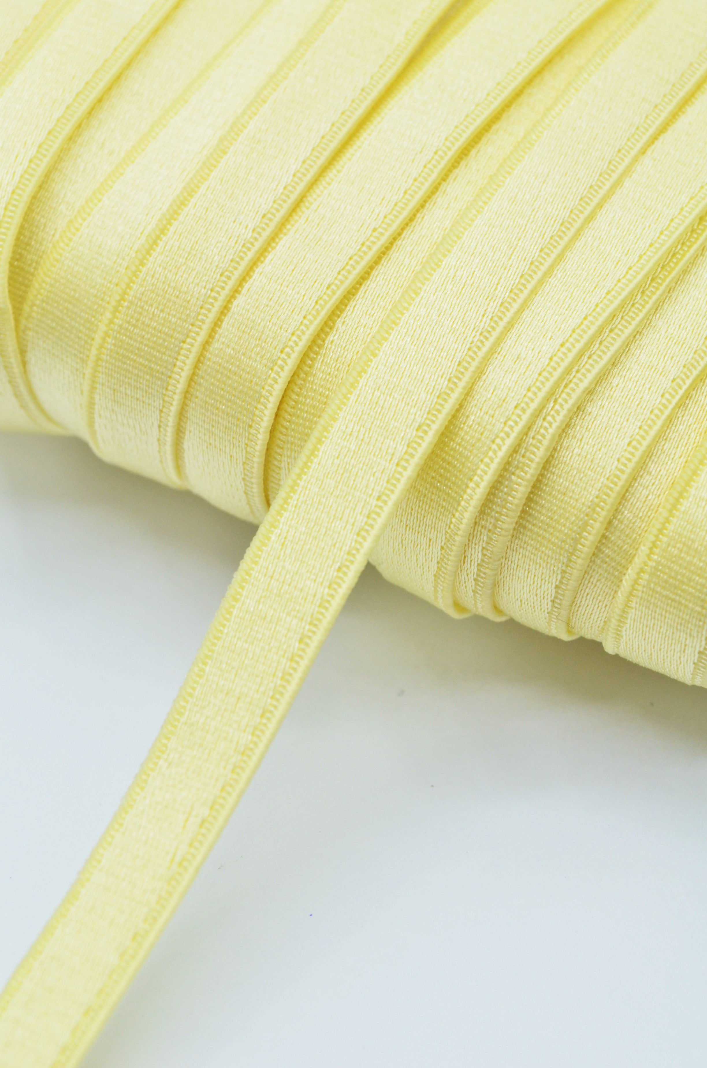 Elastic Bretele Sutien, Galben Pal, 10mm