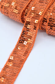 Pasmanterie Cu Paiete 22mm, Coniac