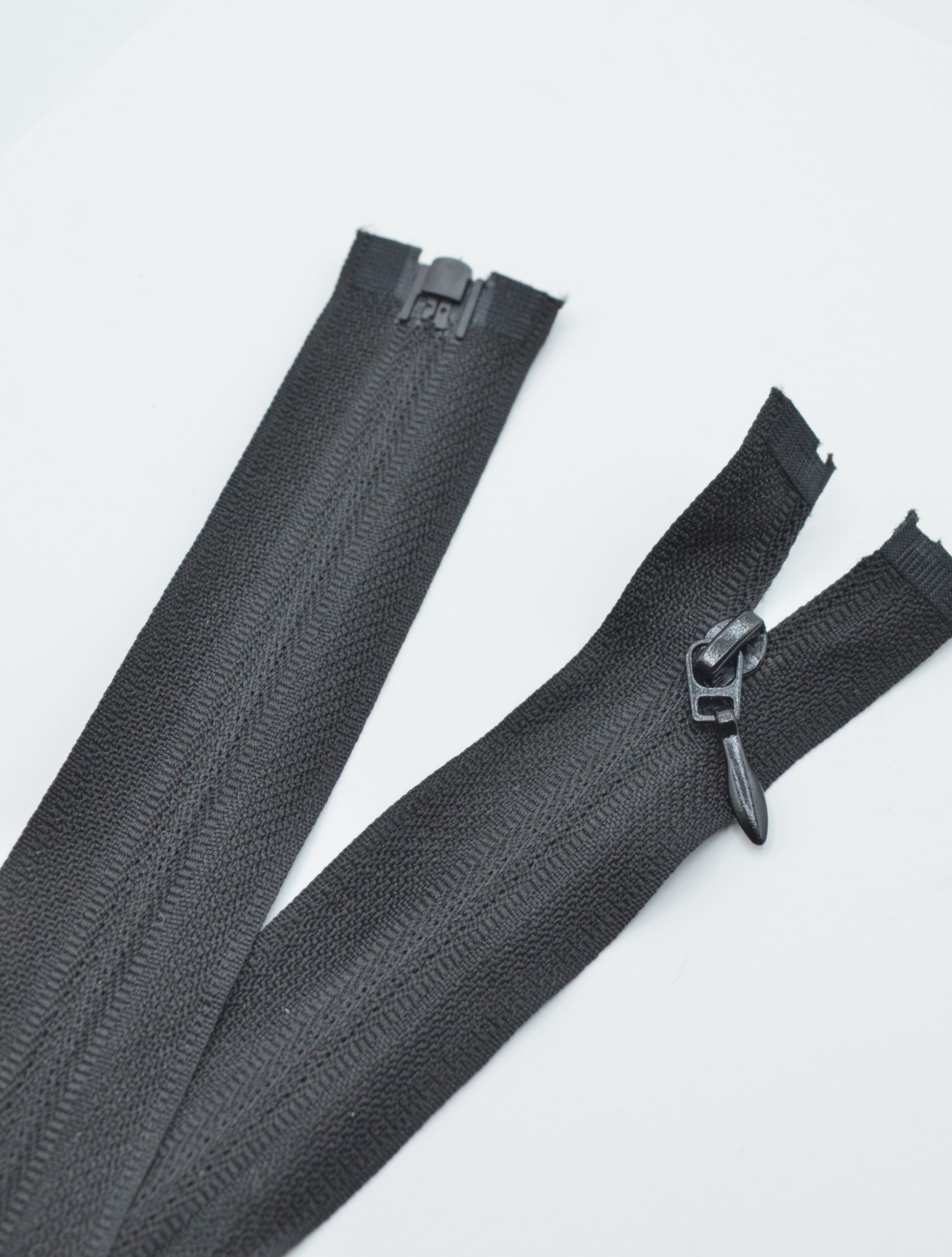 Fermoar Ascuns Pe Panza Detasabil, 60cm, Negru