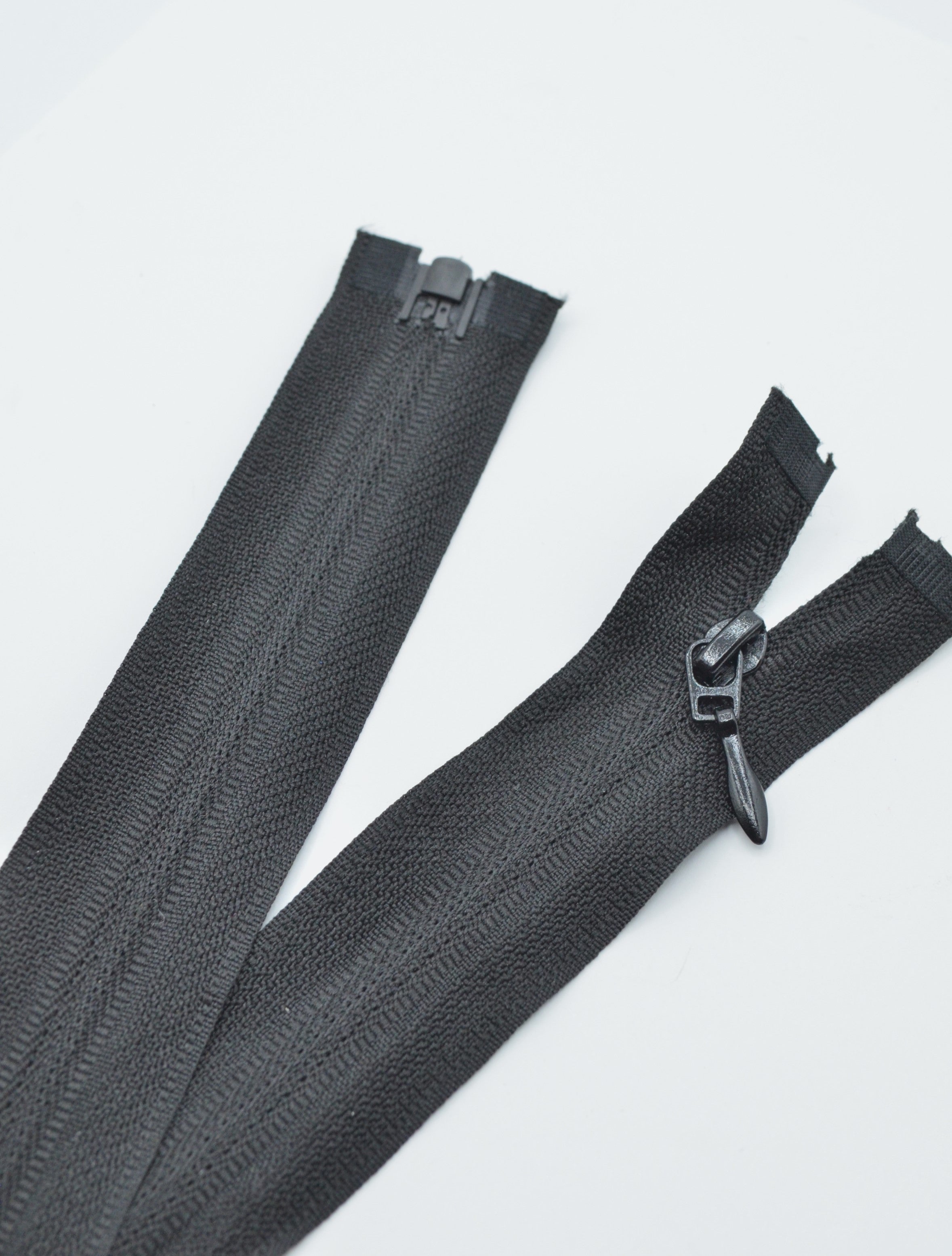 Fermoar Ascuns Pe Panza Detasabil, 60cm, Negru