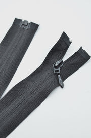 Fermoar Ascuns Pe Panza Detasabil, 60cm, Negru