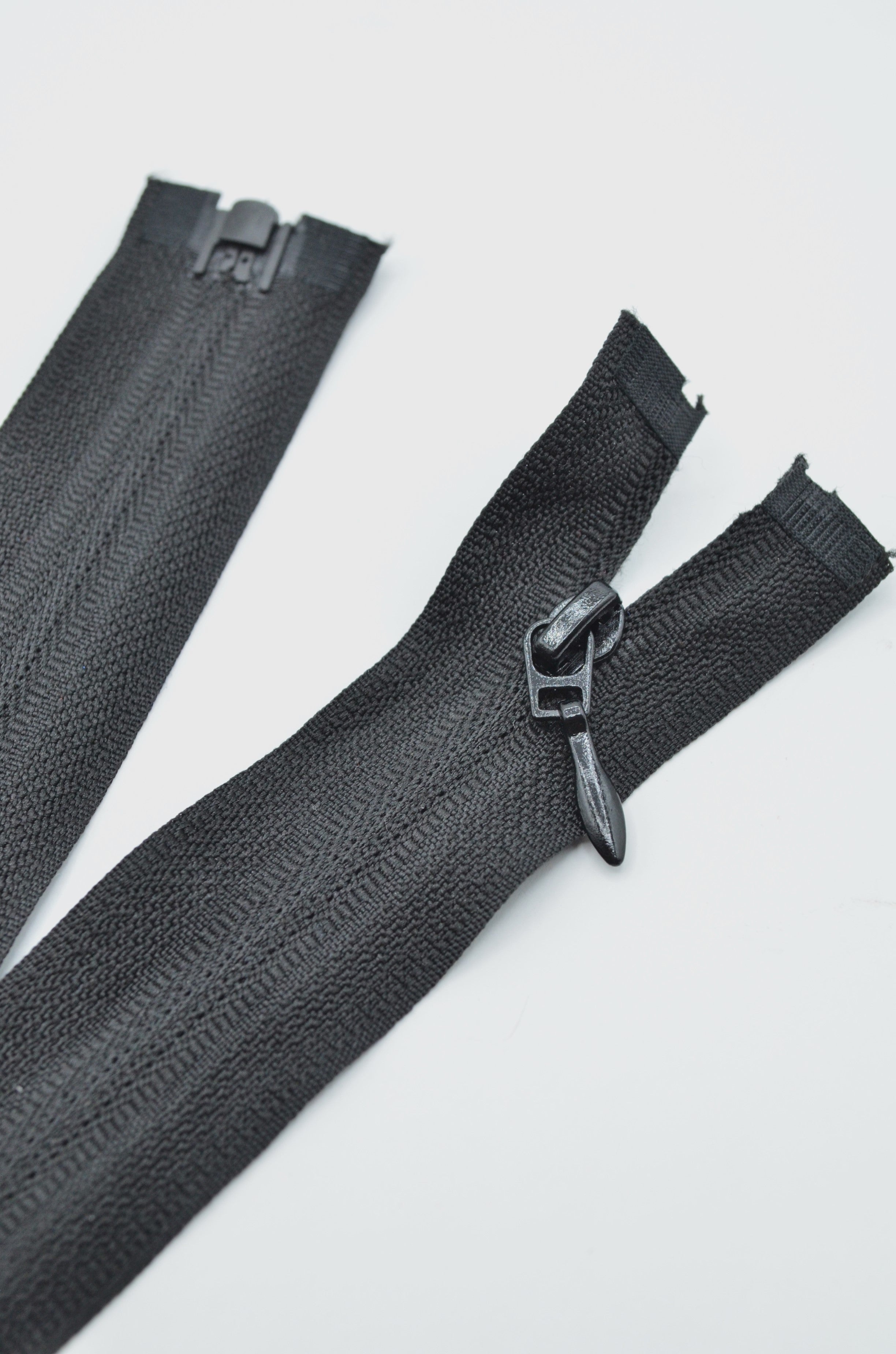 Fermoar Ascuns Pe Panza Detasabil, 60cm, Negru