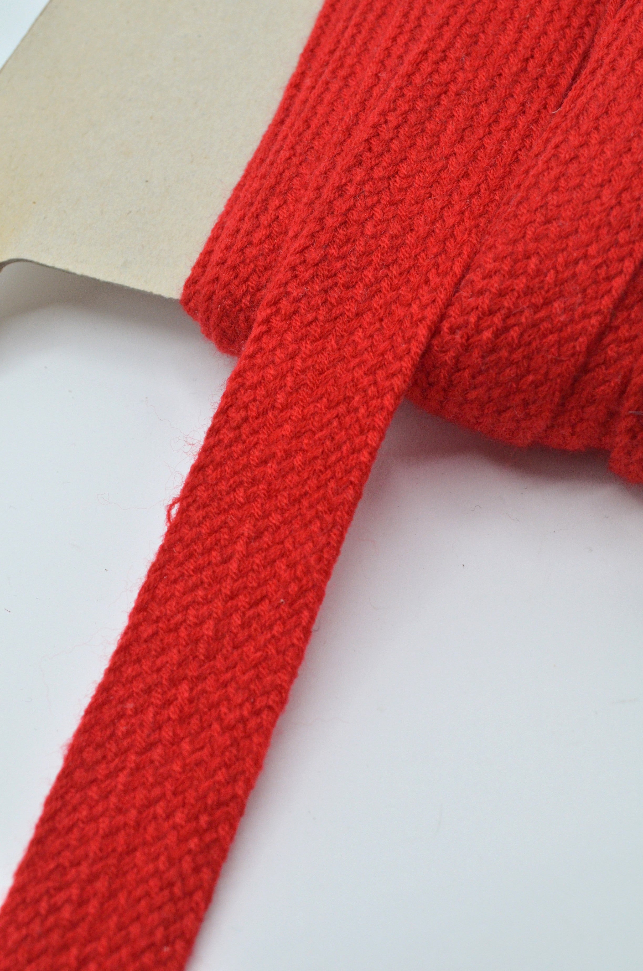 Siret Gros Din Tricot, 3.50cm, Rosu