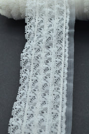 Pasmanterie Cu Dantela 5.50cm, Ivoire