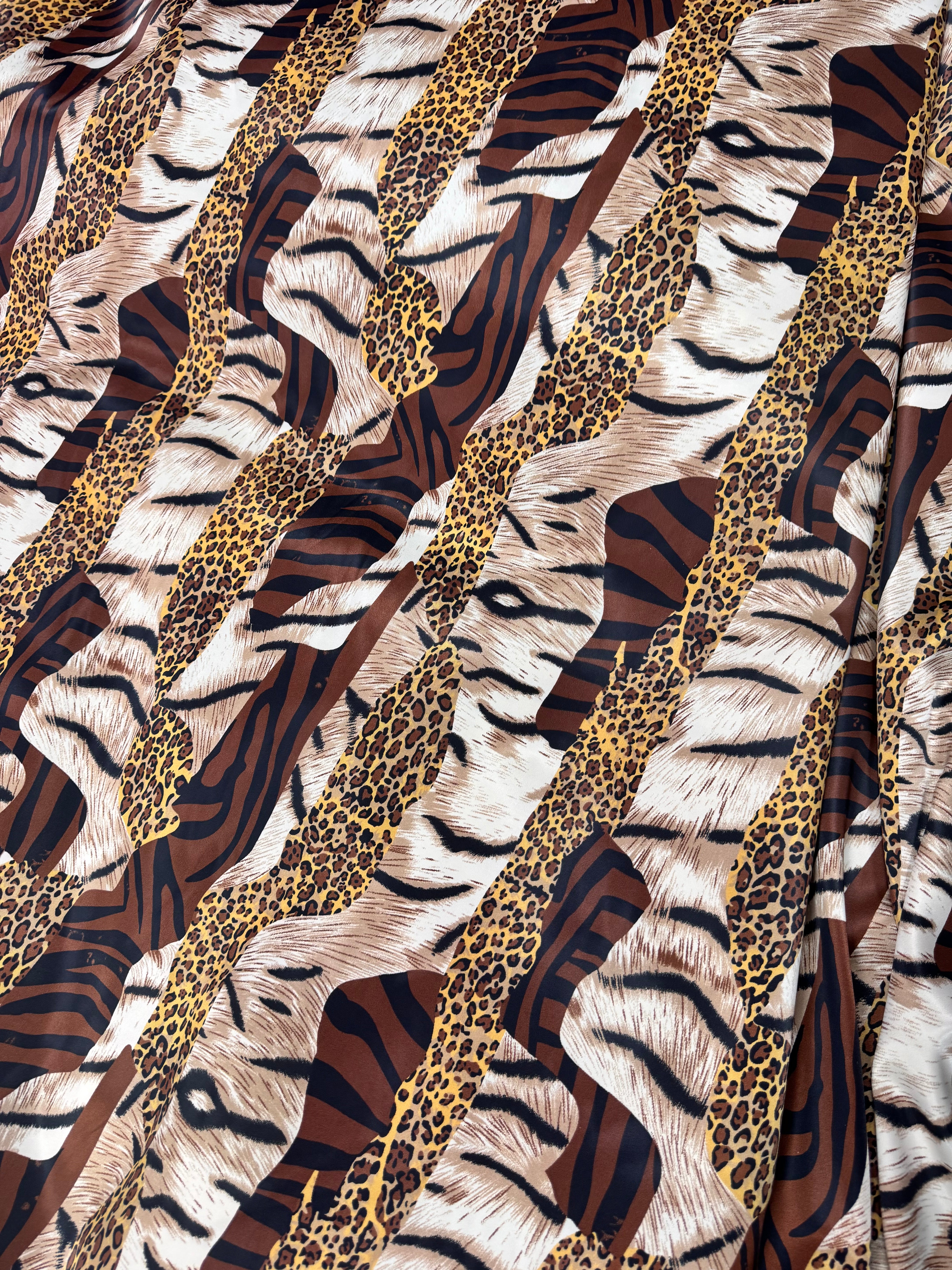 Matase Imprimata Animal Print