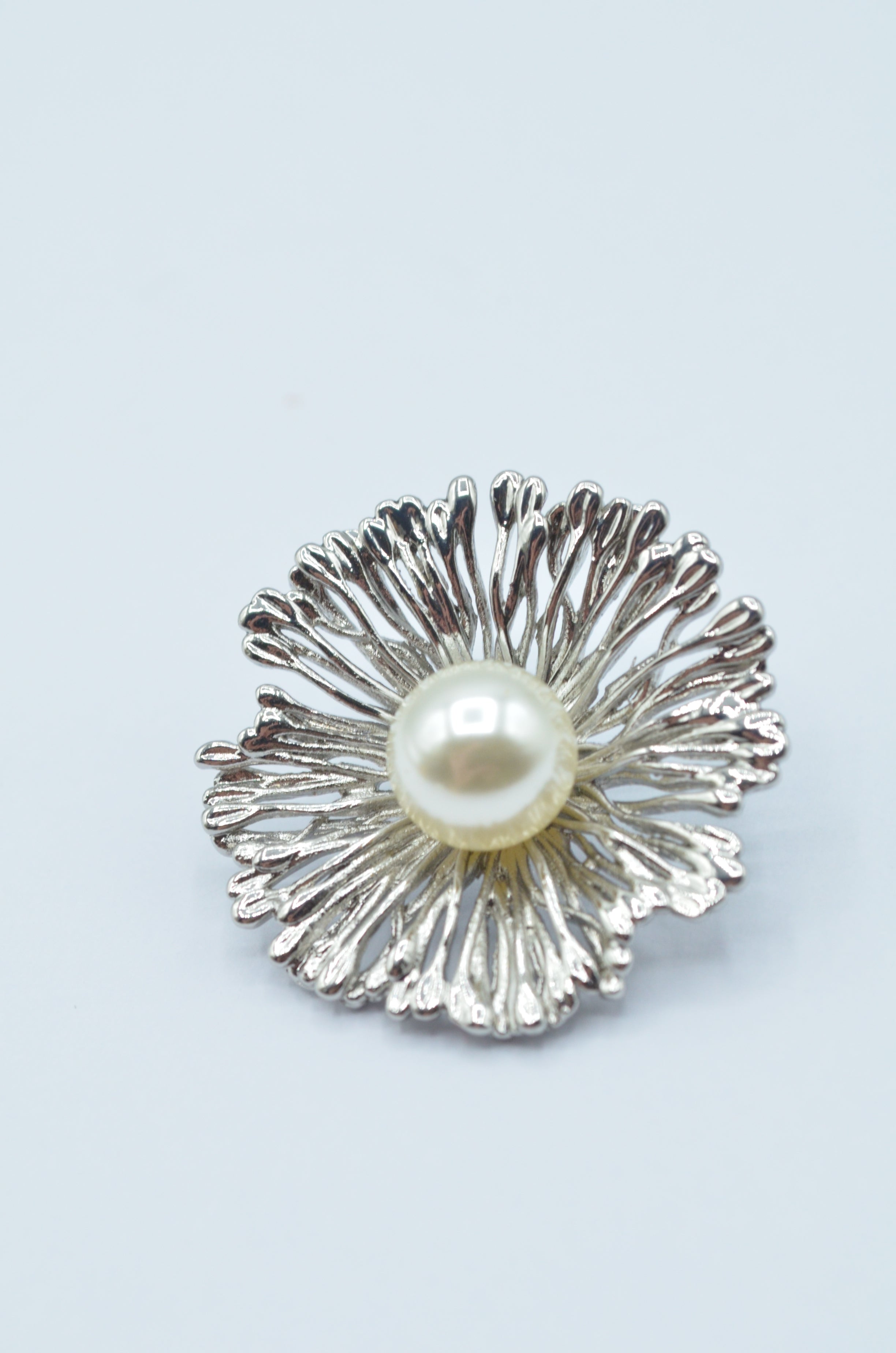 Nasturi Cu Perla 3cm - Argintiu