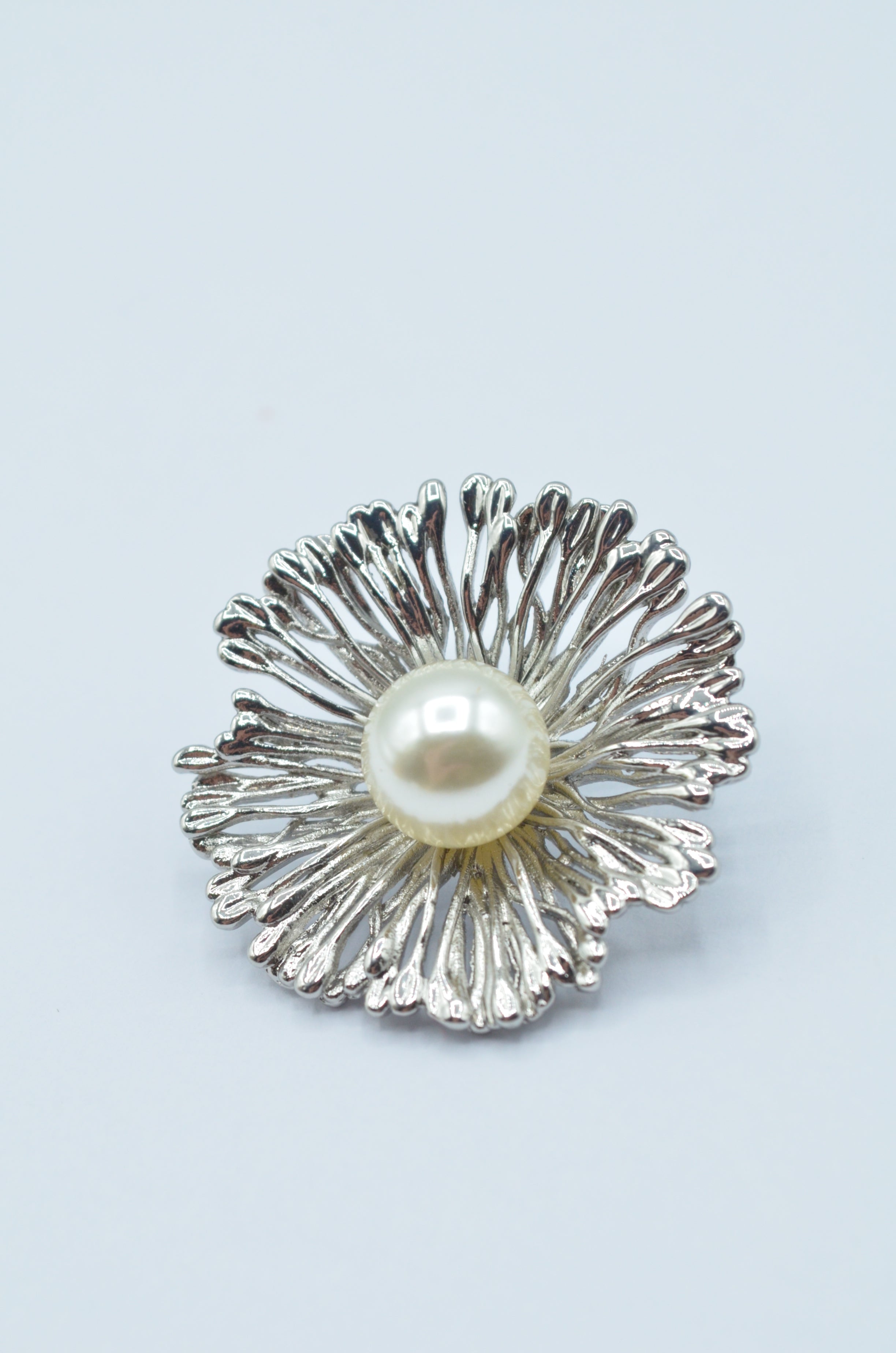 Nasturi Cu Perla 3cm - Argintiu