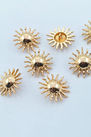 Nasturi Metalici Aurii 2.50cm