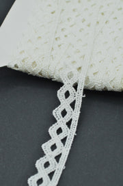 Dantela Fina 17mm, Ivoire