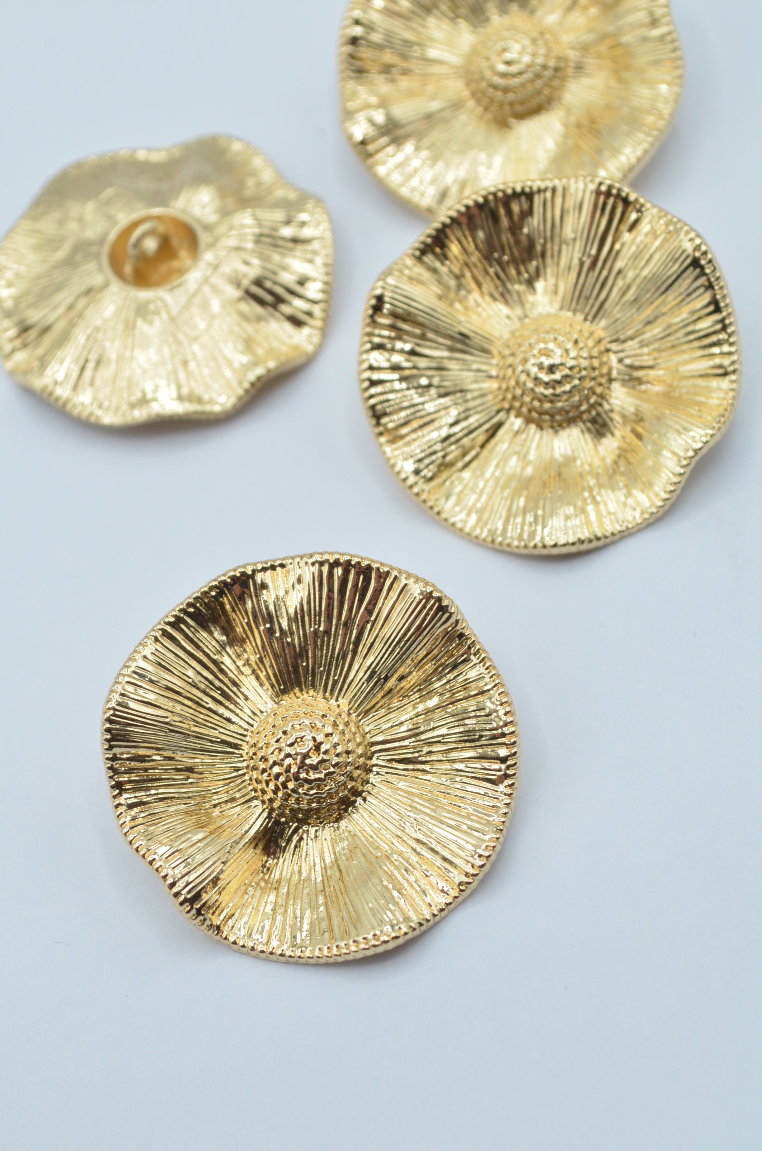 Nasturi Metalici 34mm, Aurii