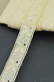 Dantela De Bumbac Bej, 2cm