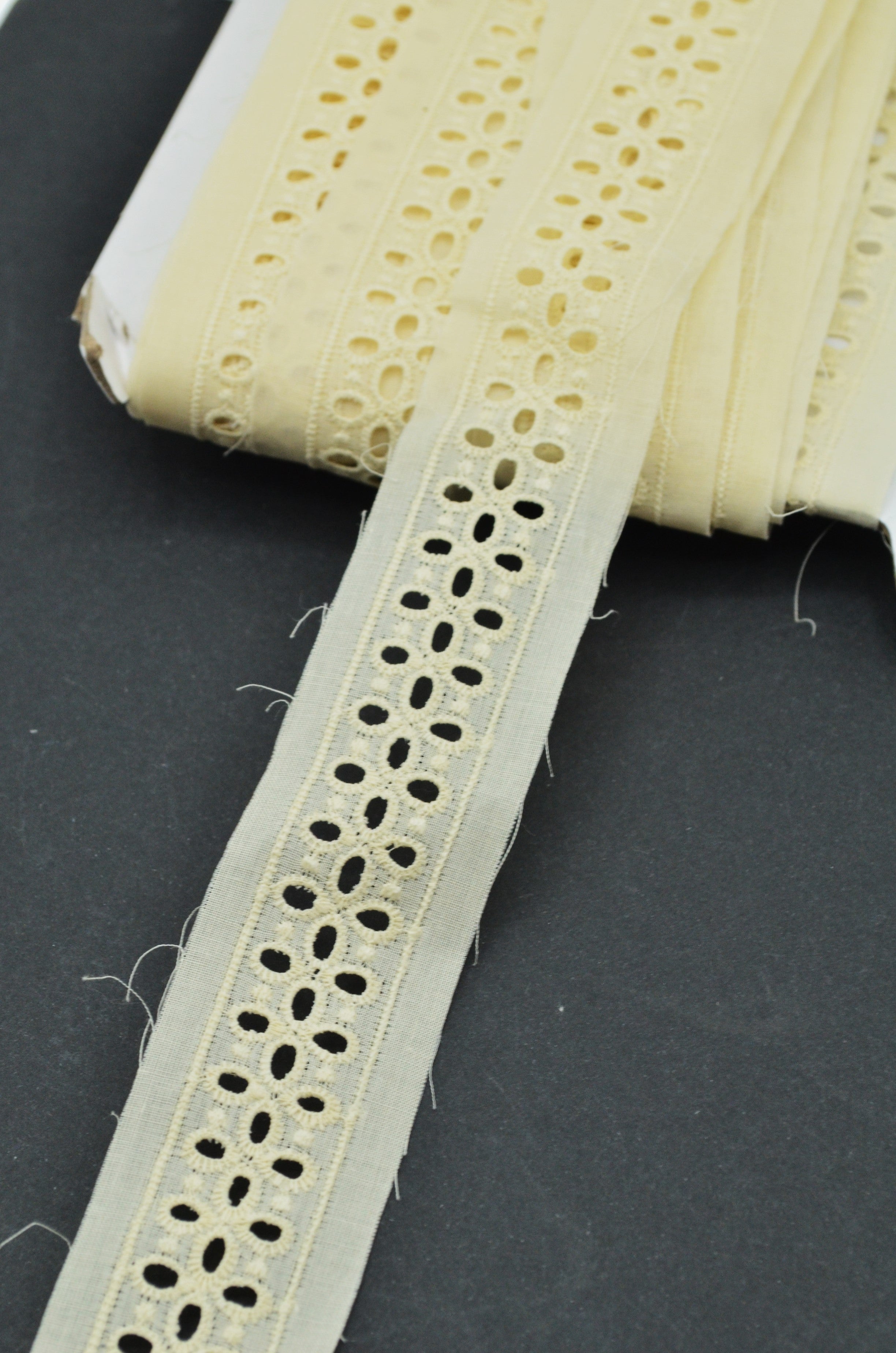 Dantela De Bumbac Bej, 3.50cm