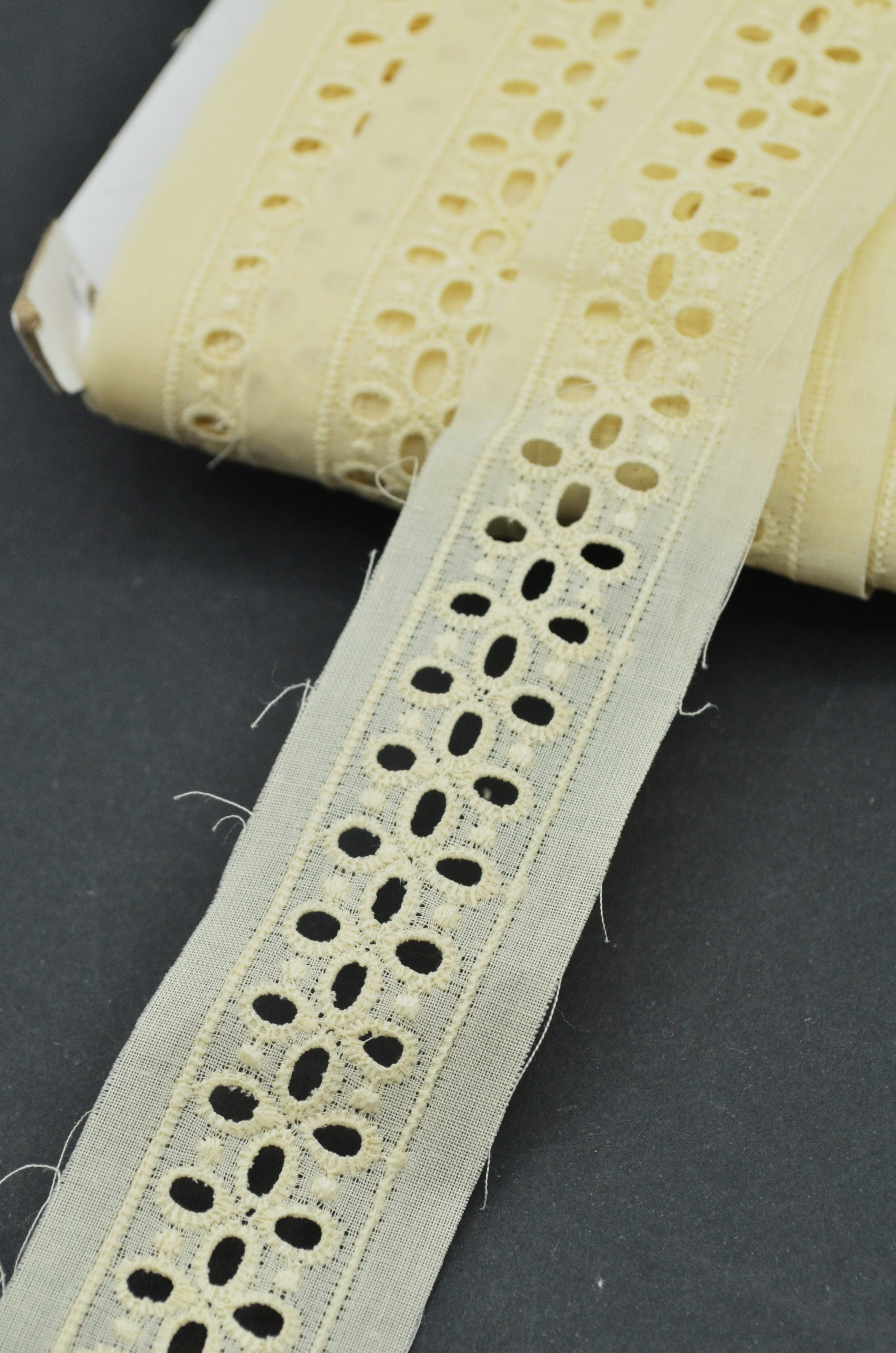 Dantela De Bumbac Bej, 3.50cm