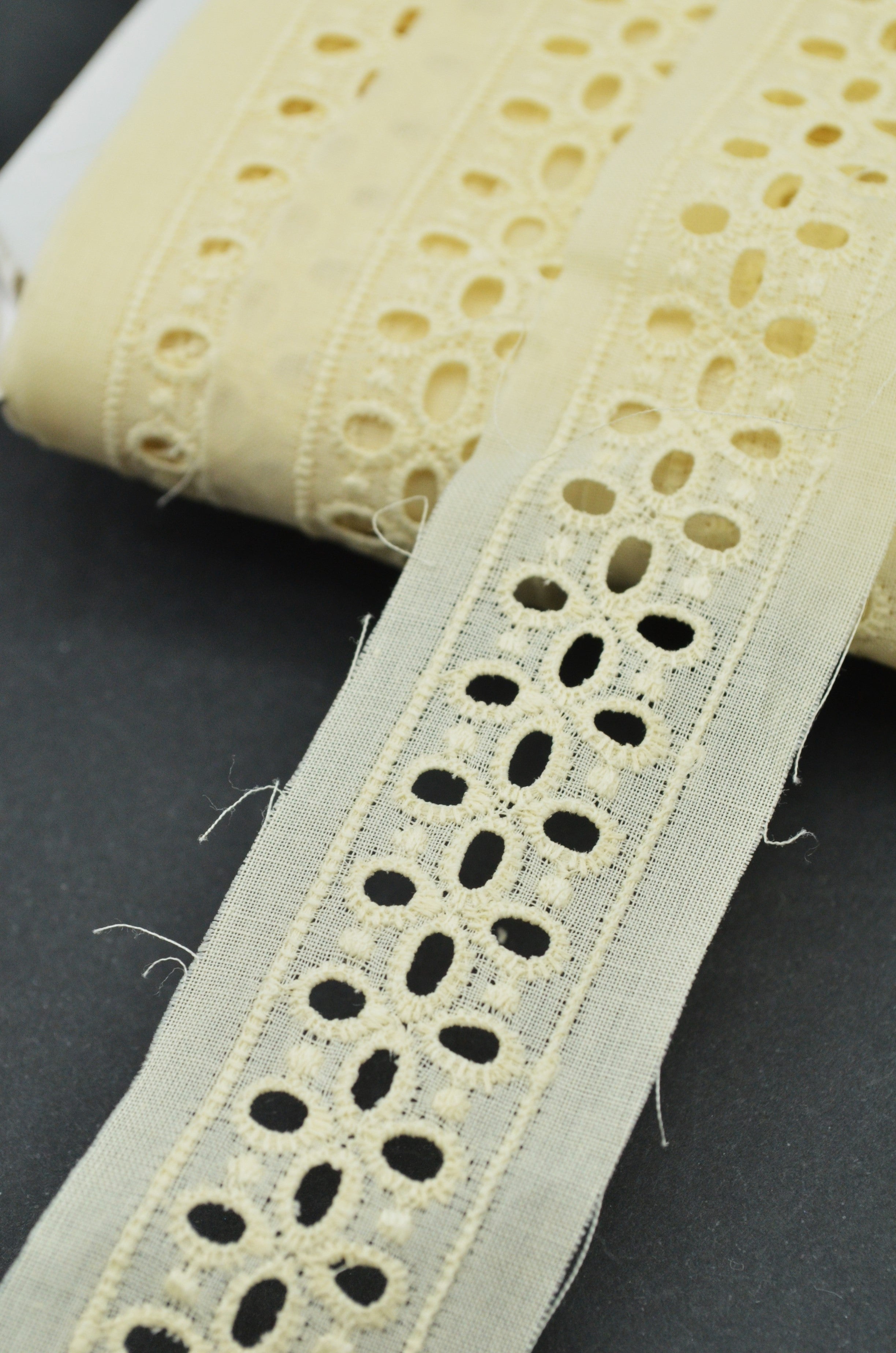 Dantela De Bumbac Bej, 3.50cm