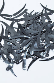 Paiete 35x5mm, Negru,  Aprox.(10-15gr/Pachet)