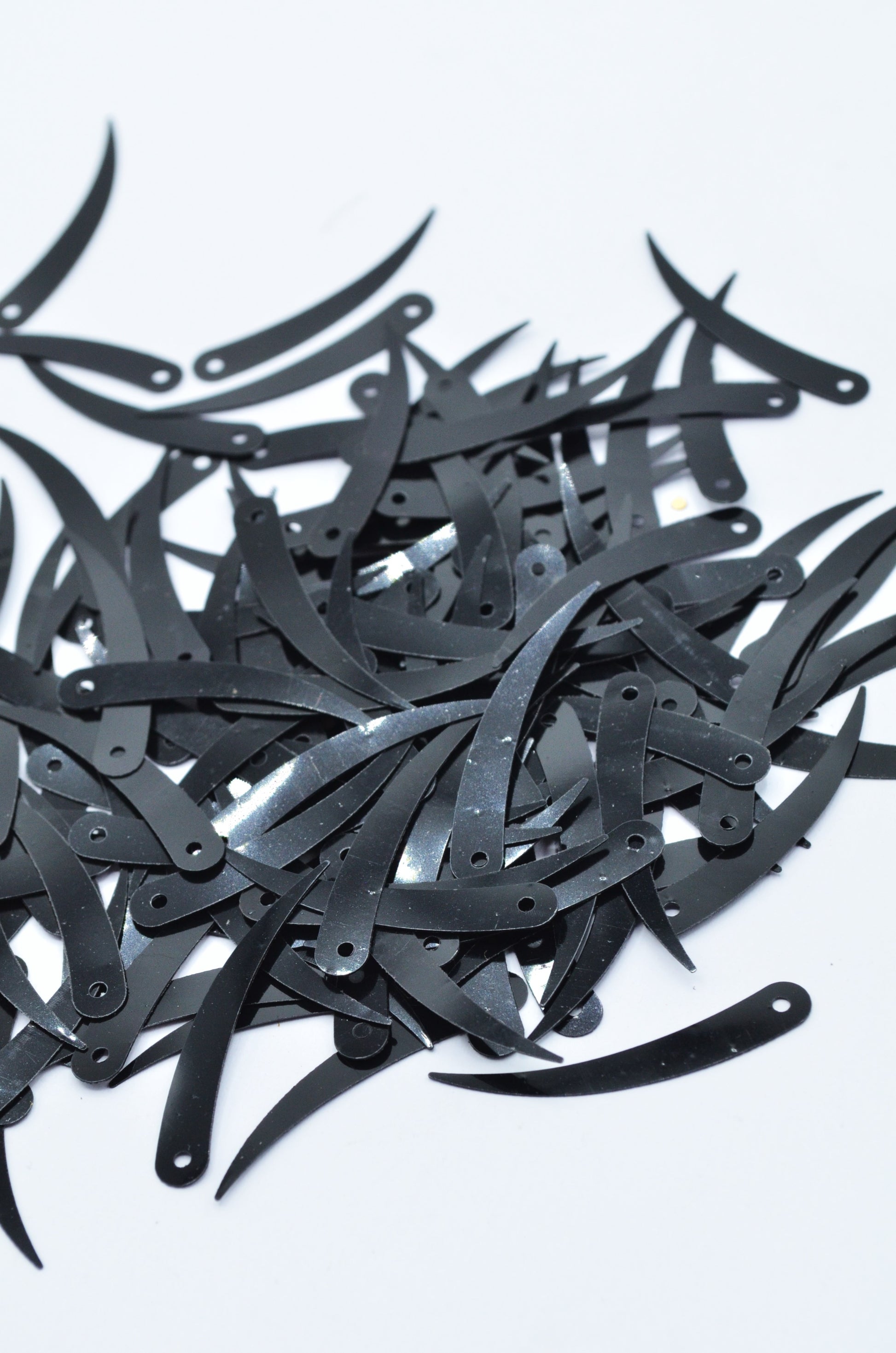 Paiete 35x5mm, Negru,  Aprox.(10-15gr/Pachet)