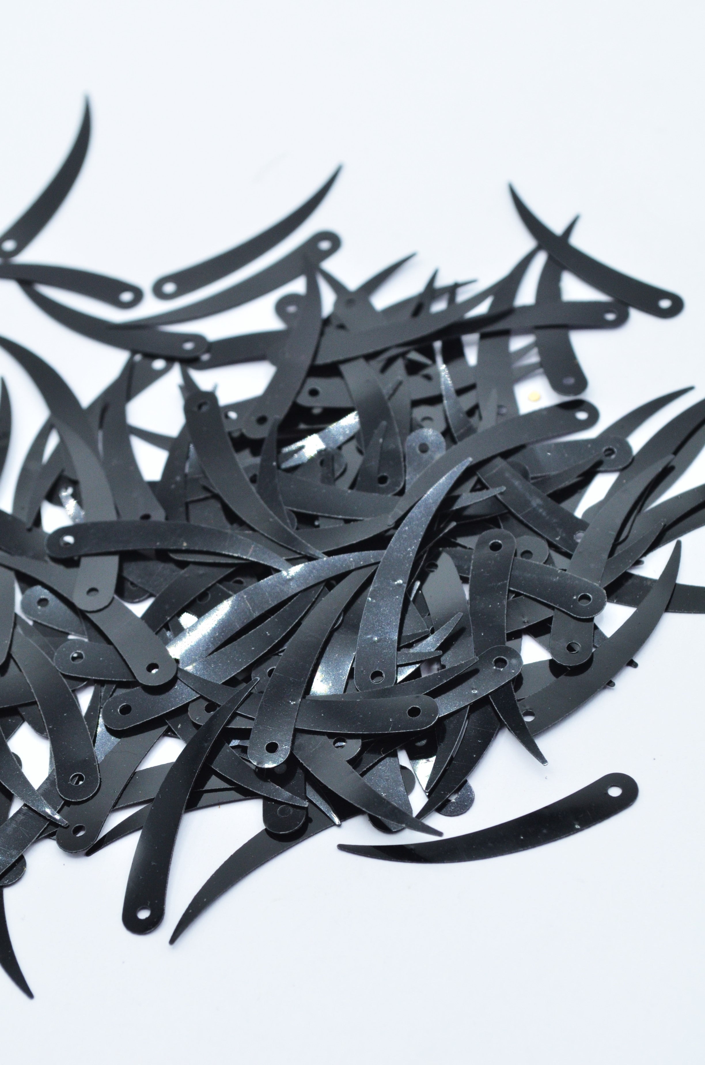 Paiete 35x5mm, Negru,  Aprox.(10-15gr/Pachet)