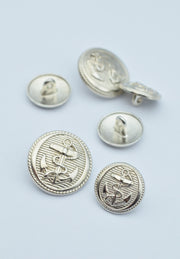 Nasturi Metalici Argintii