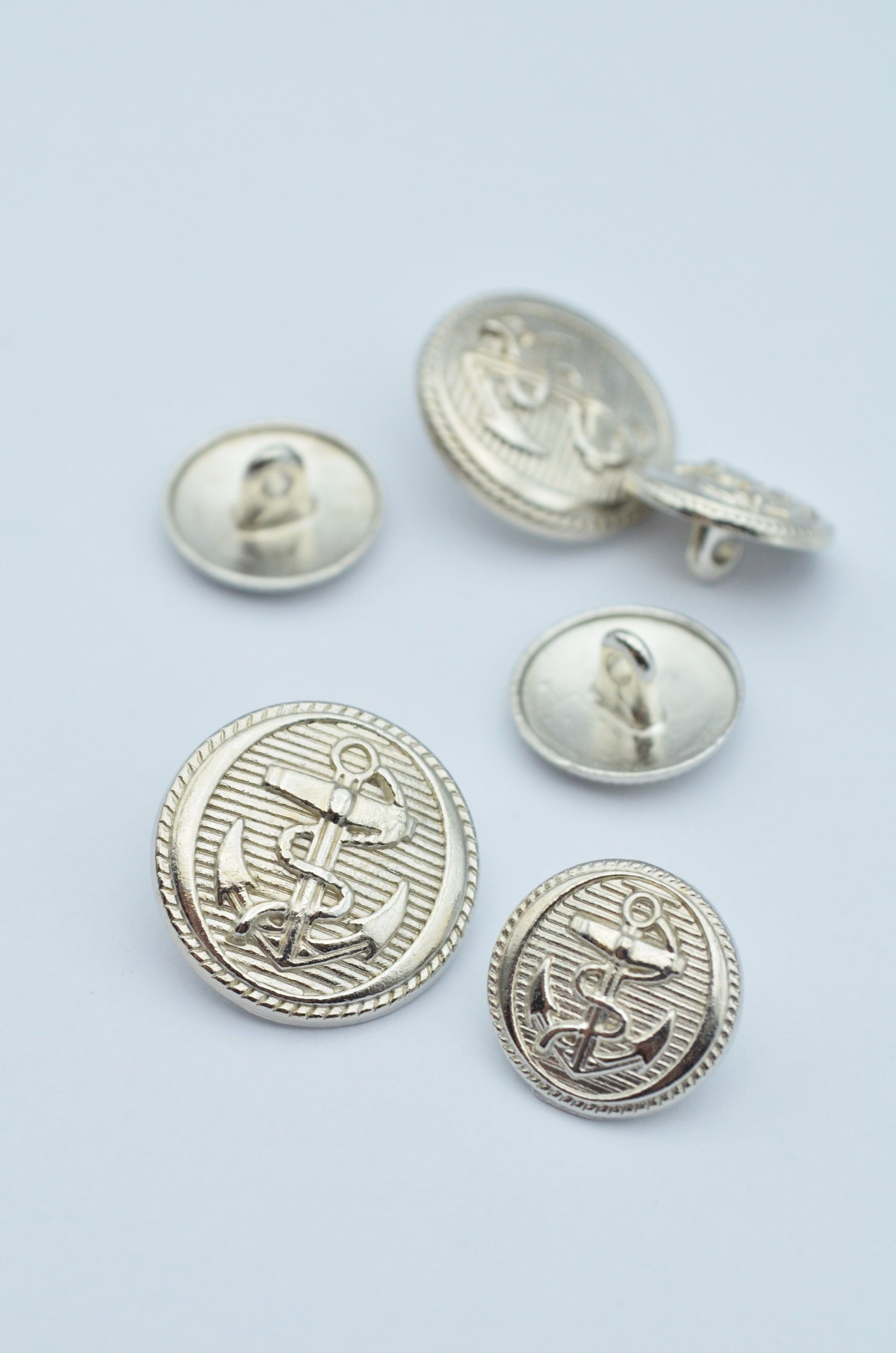 Nasturi Metalici Argintii