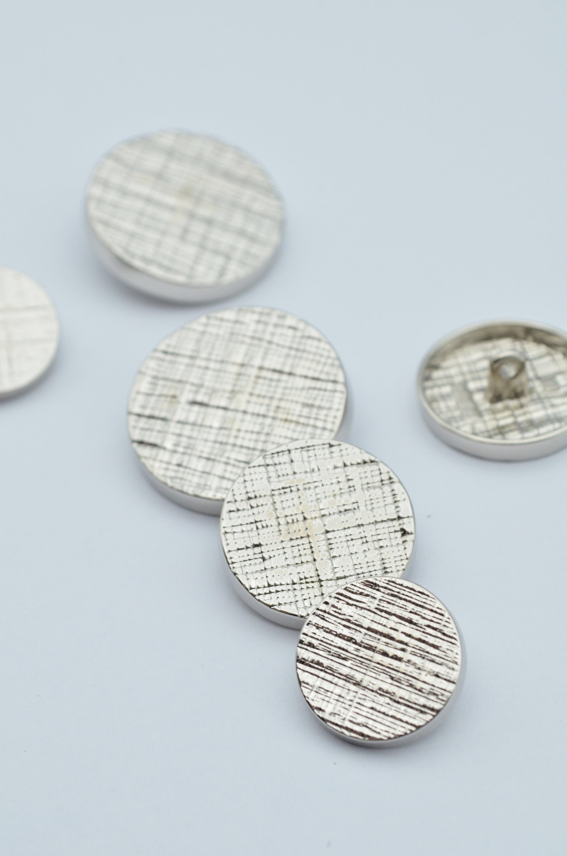 Nasturi Metalici Argintii