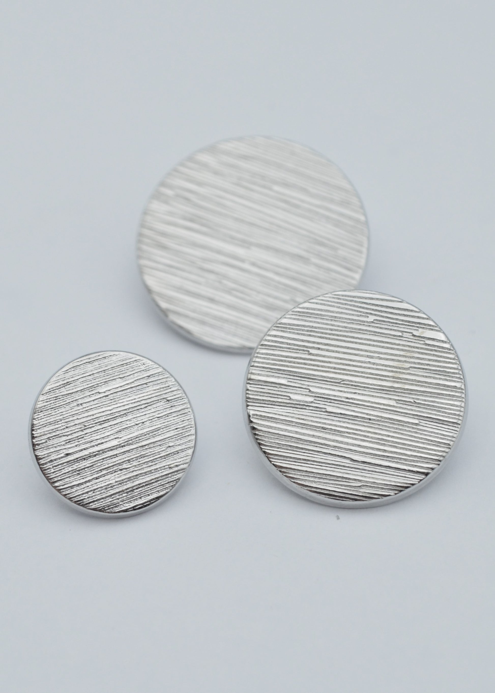 Nasturi Metalici Argintii