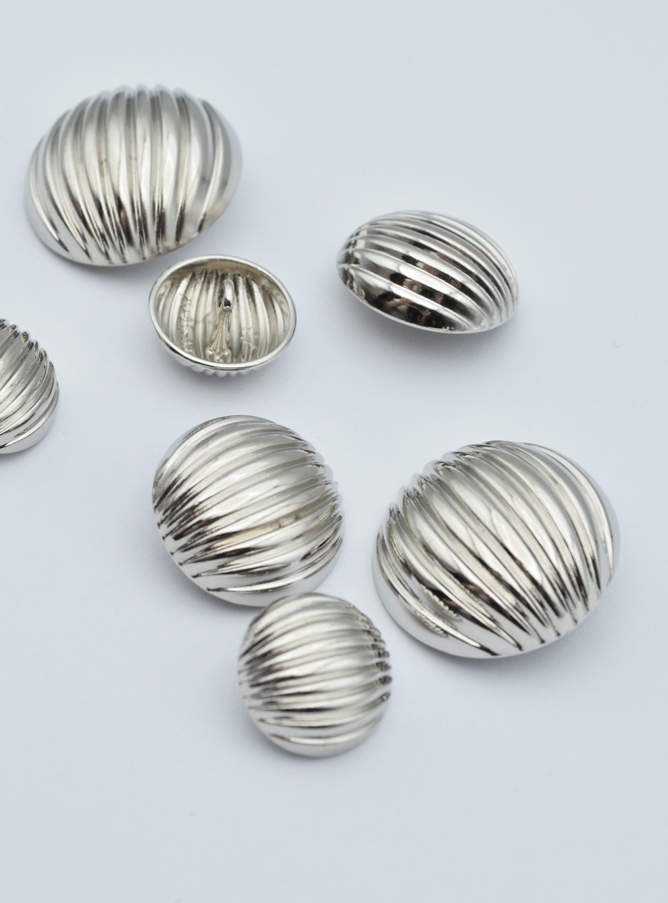 Nasturi Metalici Argintii