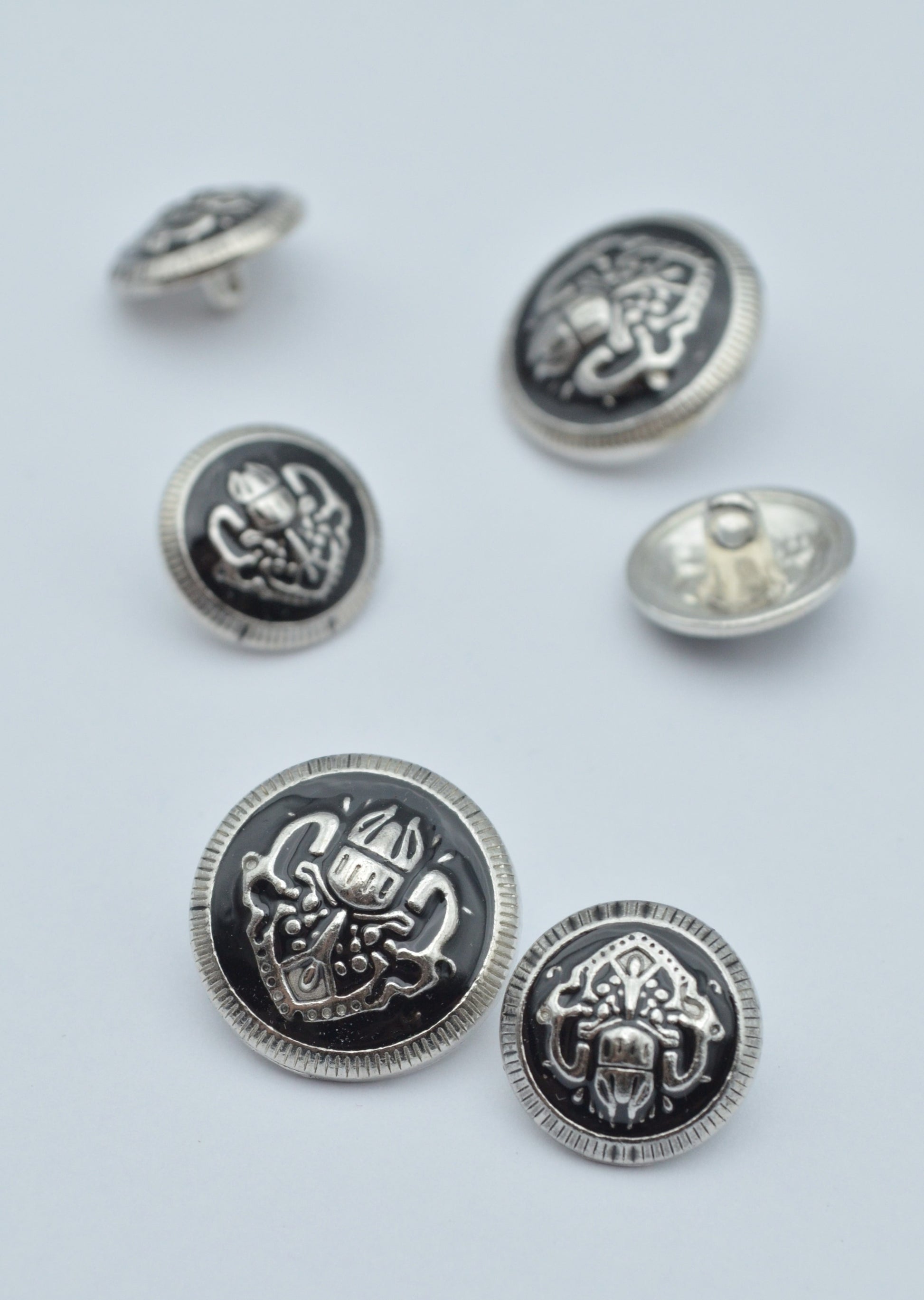 Nasturi Metalici Argintii