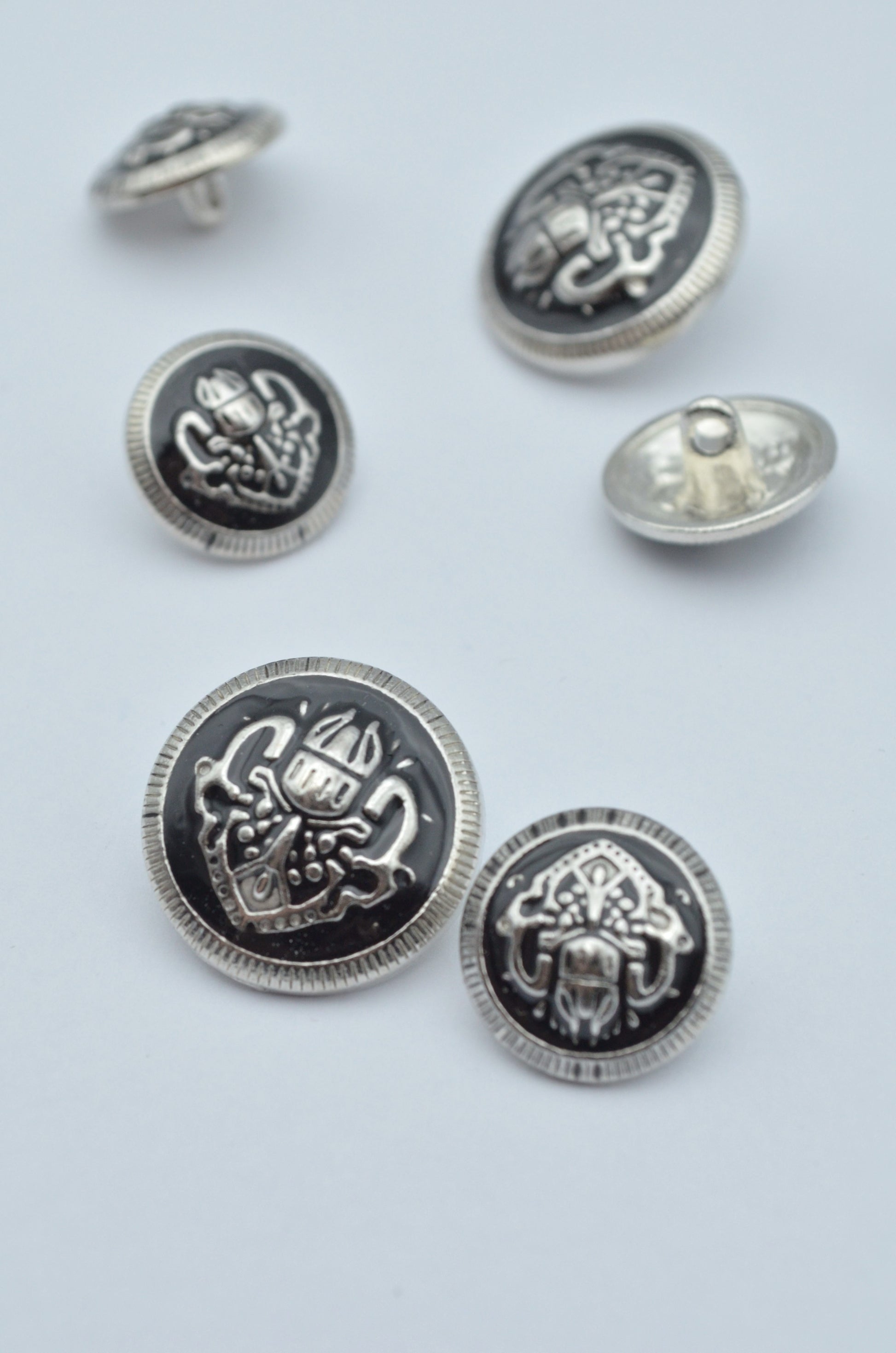 Nasturi Metalici Argintii