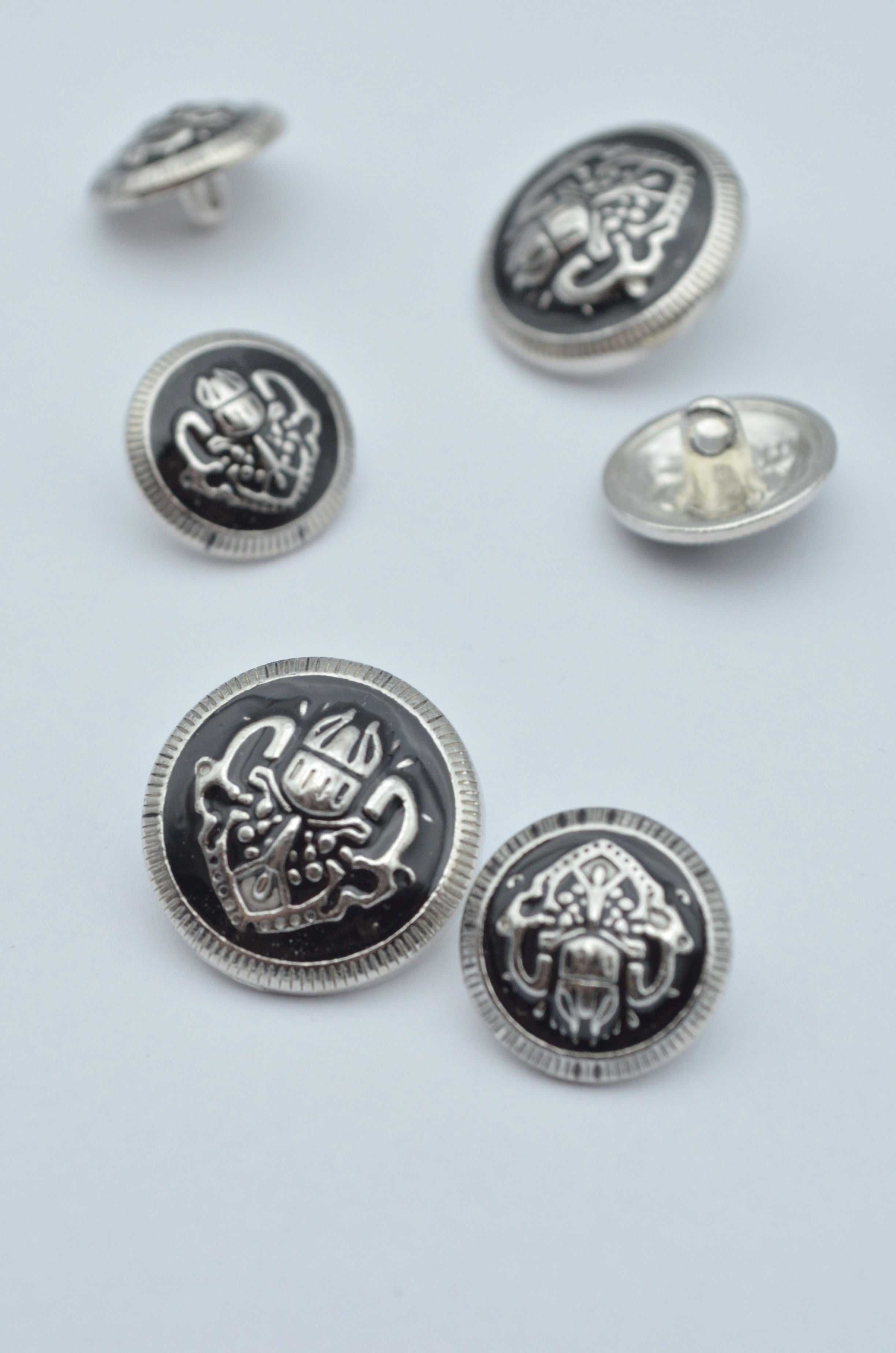 Nasturi Metalici Argintii