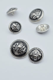 Nasturi Metalici Argintii