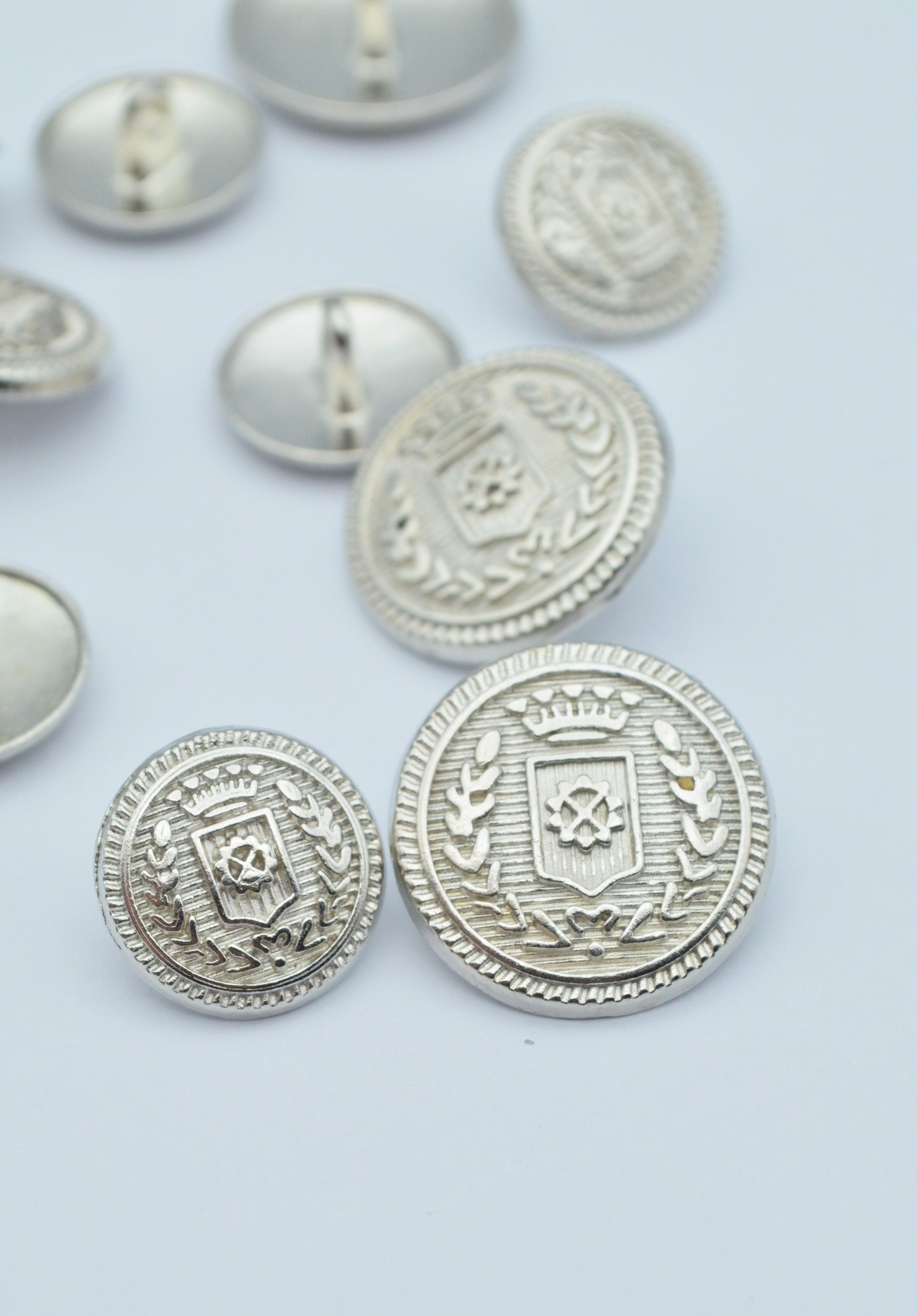 Nasturi Metalici Argintii