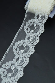 Dantela 4.50cm, Alb