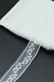 Dantela 2.20cm, Alb