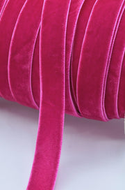 Panglica Catifea 20mm, Fucsia
