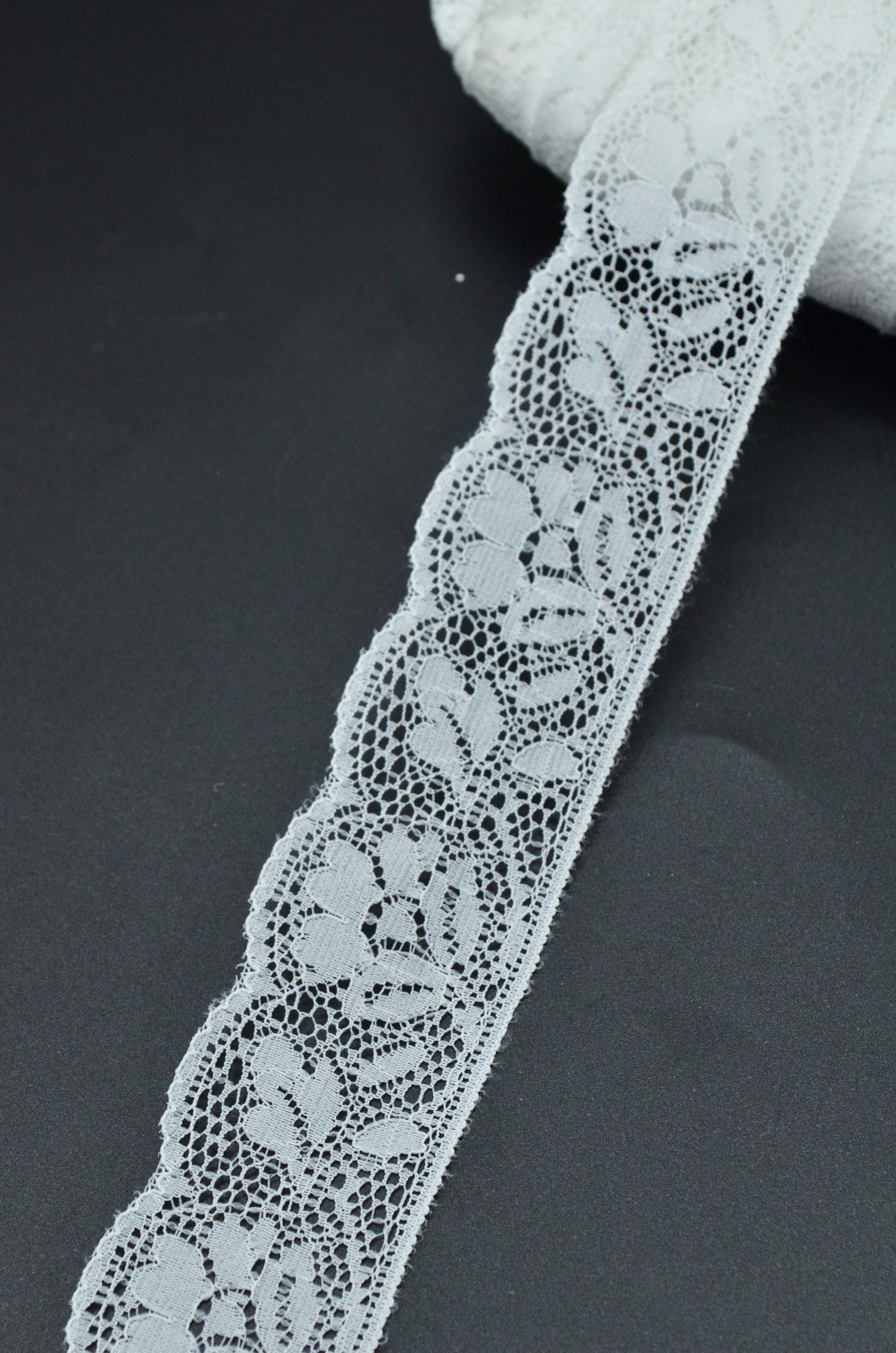 Dantela 3.50cm, Alb
