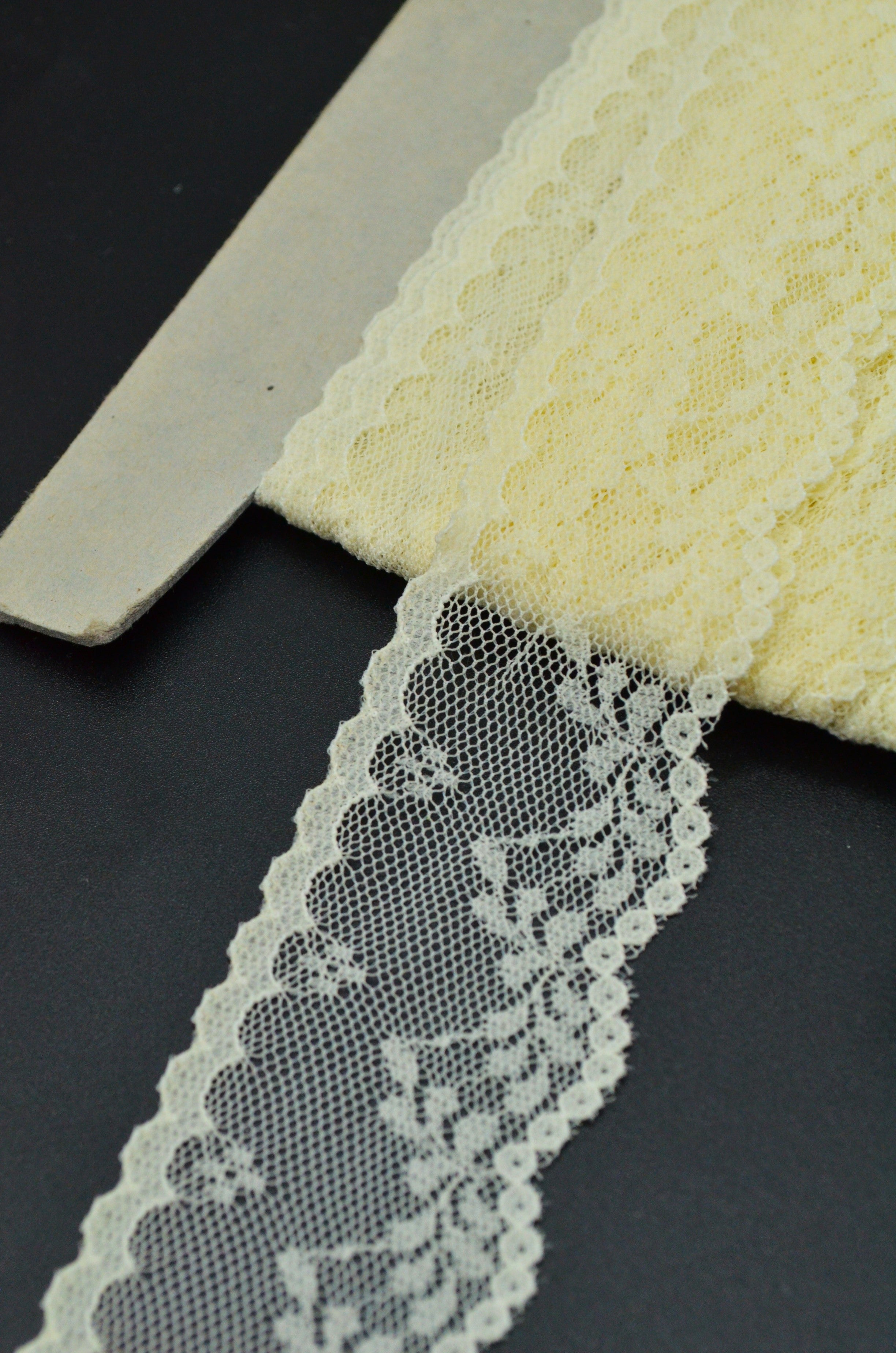 Dantela 4cm, Crem