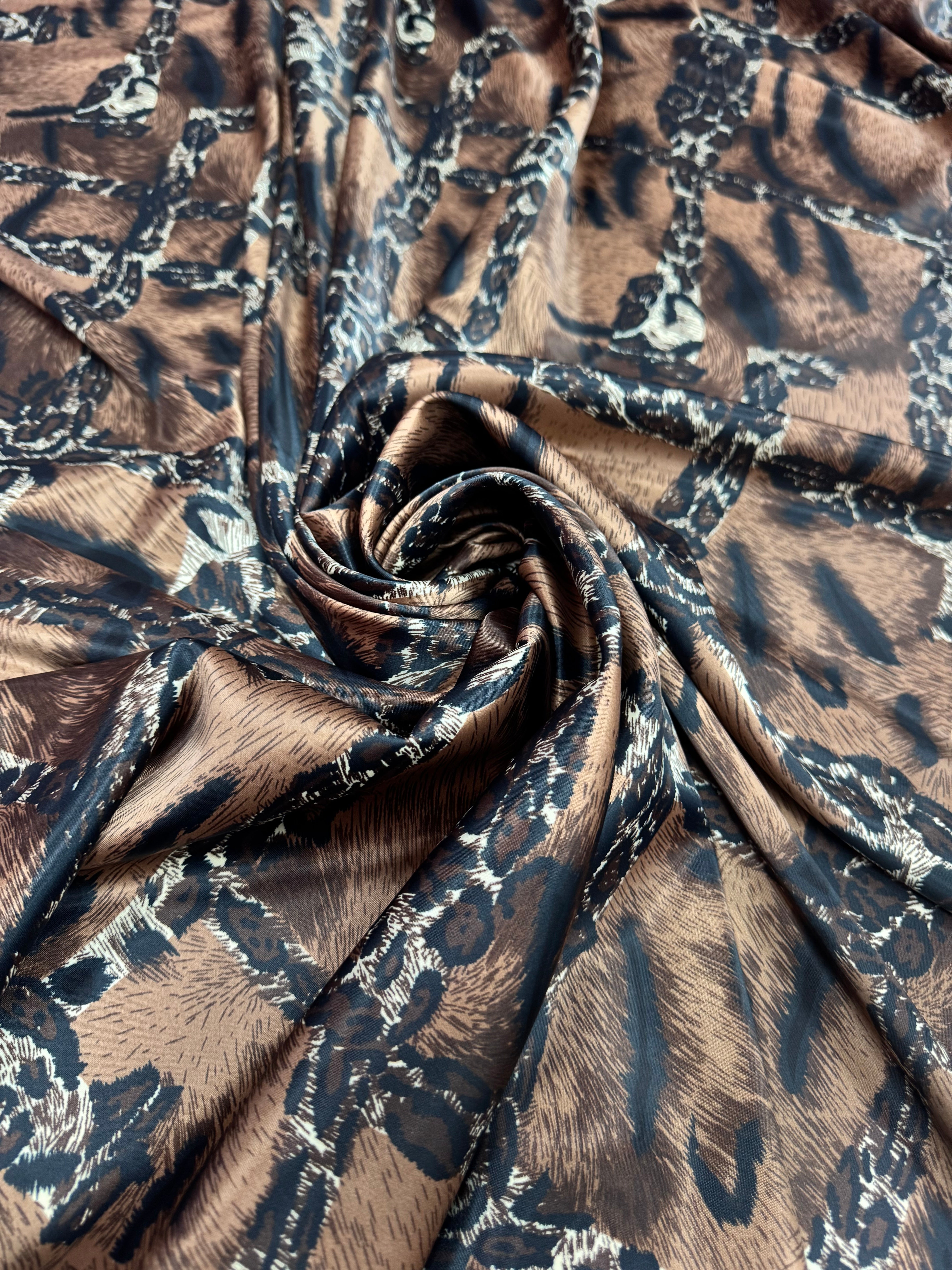 Matase Imprimata Animal Print