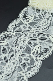 Dantela Elastica 13cm, Crem