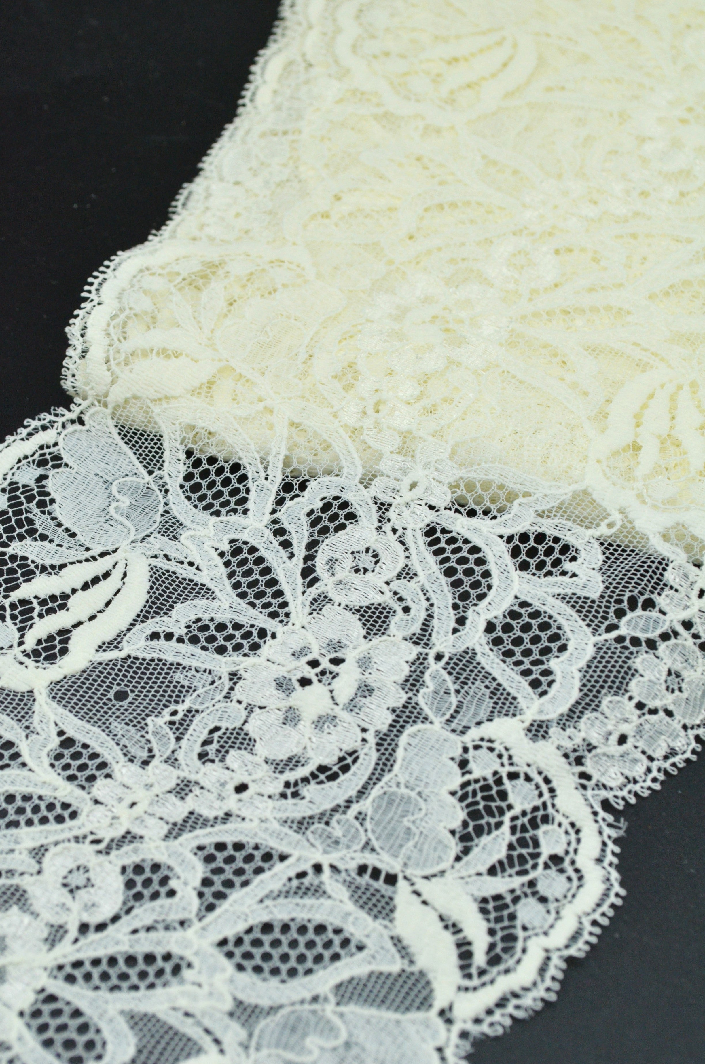 Dantela Elastica 13cm, Crem