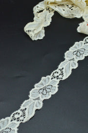 Dantela Elastica 3cm, Crem