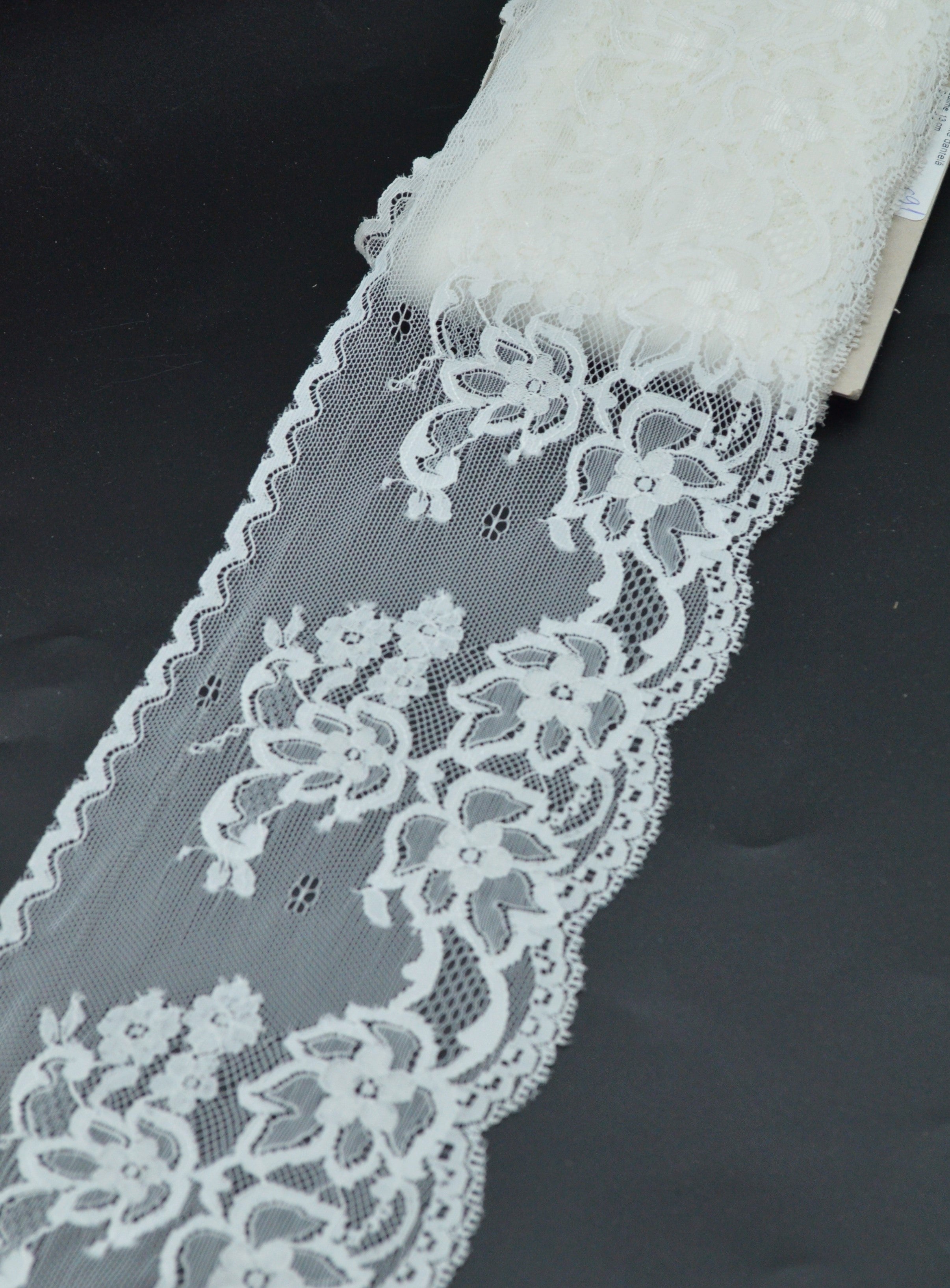 Dantela  12cm, Alb