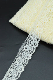 Dantela Elastica 3cm, Crem