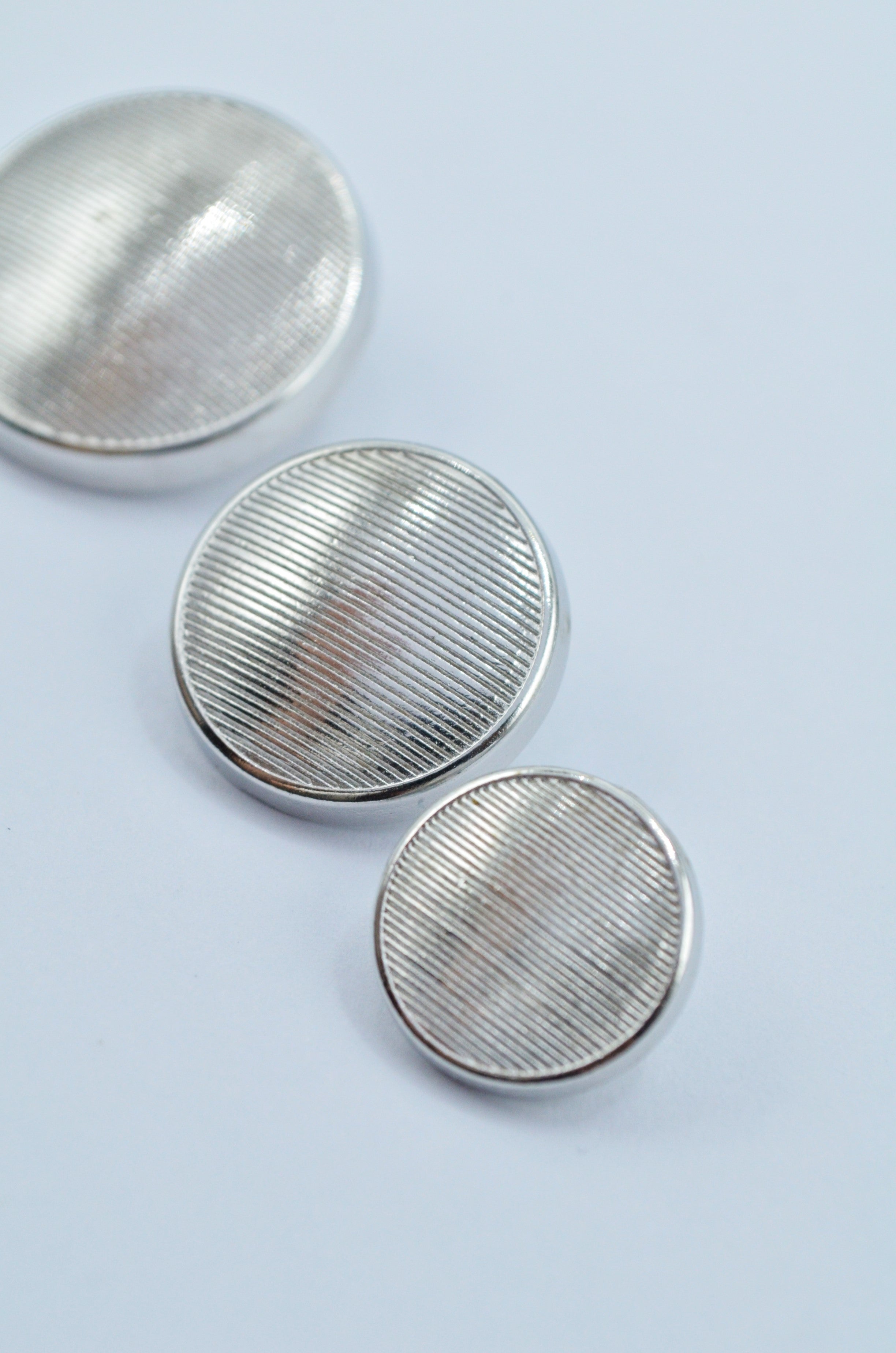 Nasturi Metalici Argintii