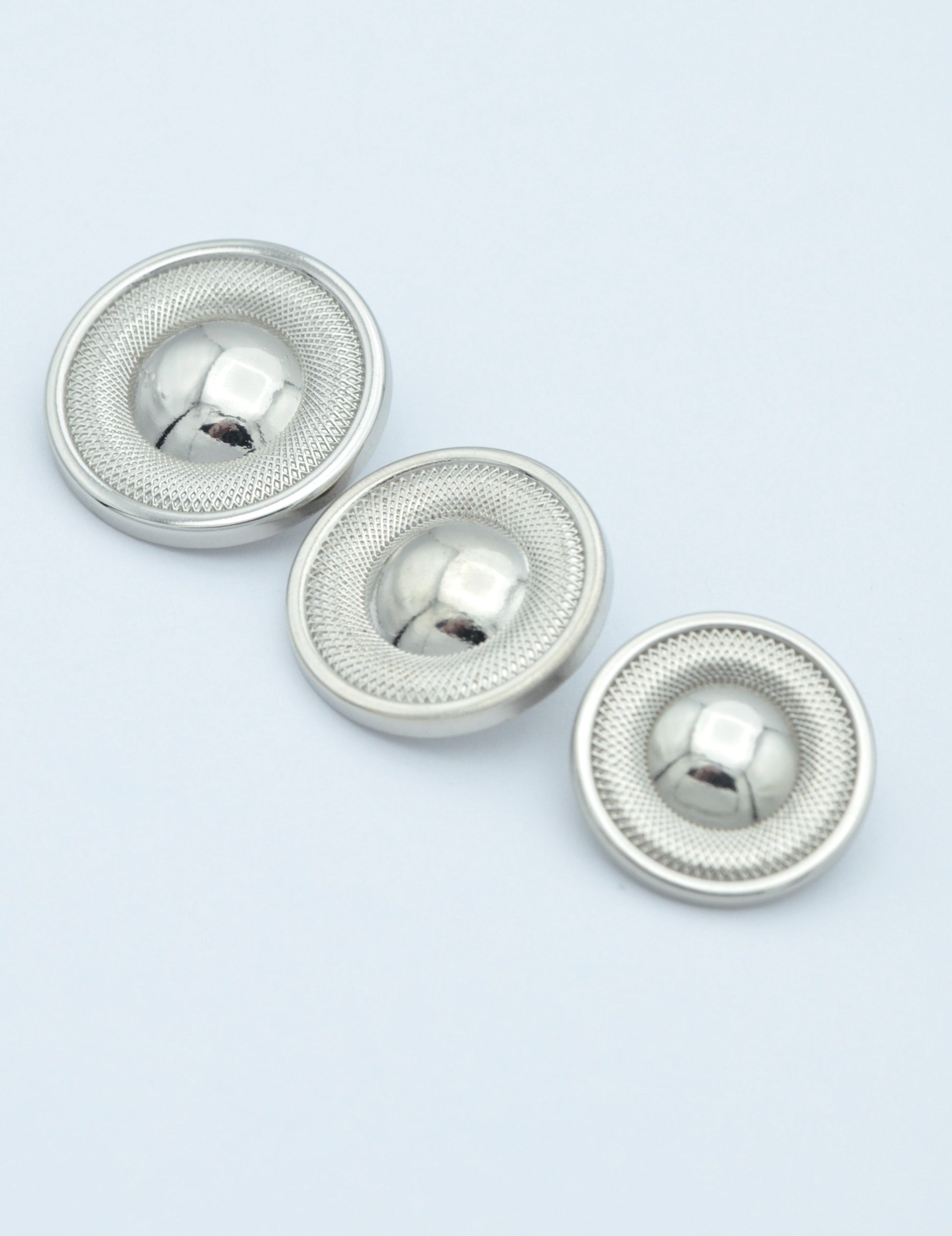 Nasturi Metalici Argintii