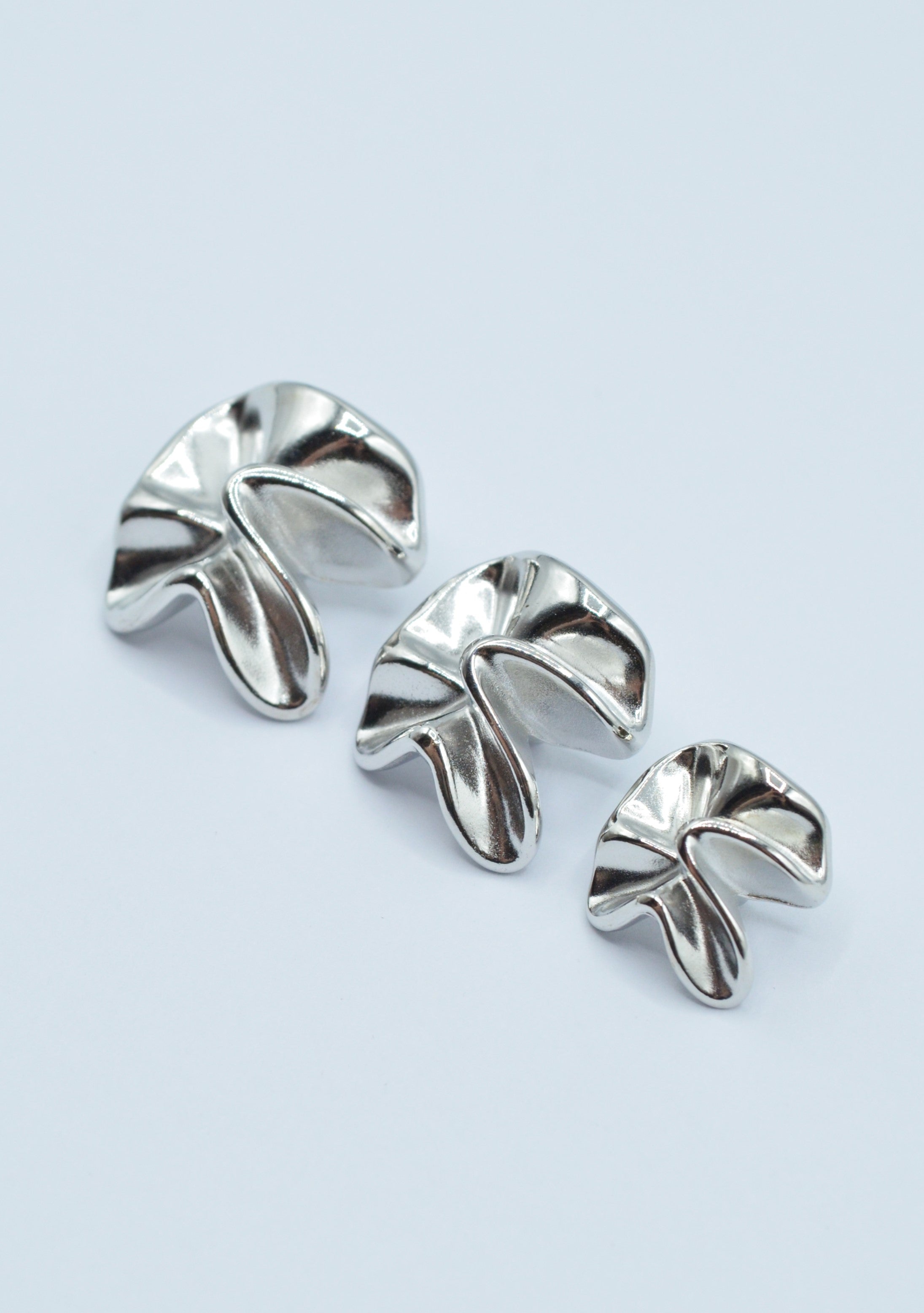 Nasturi Metalici Argintii