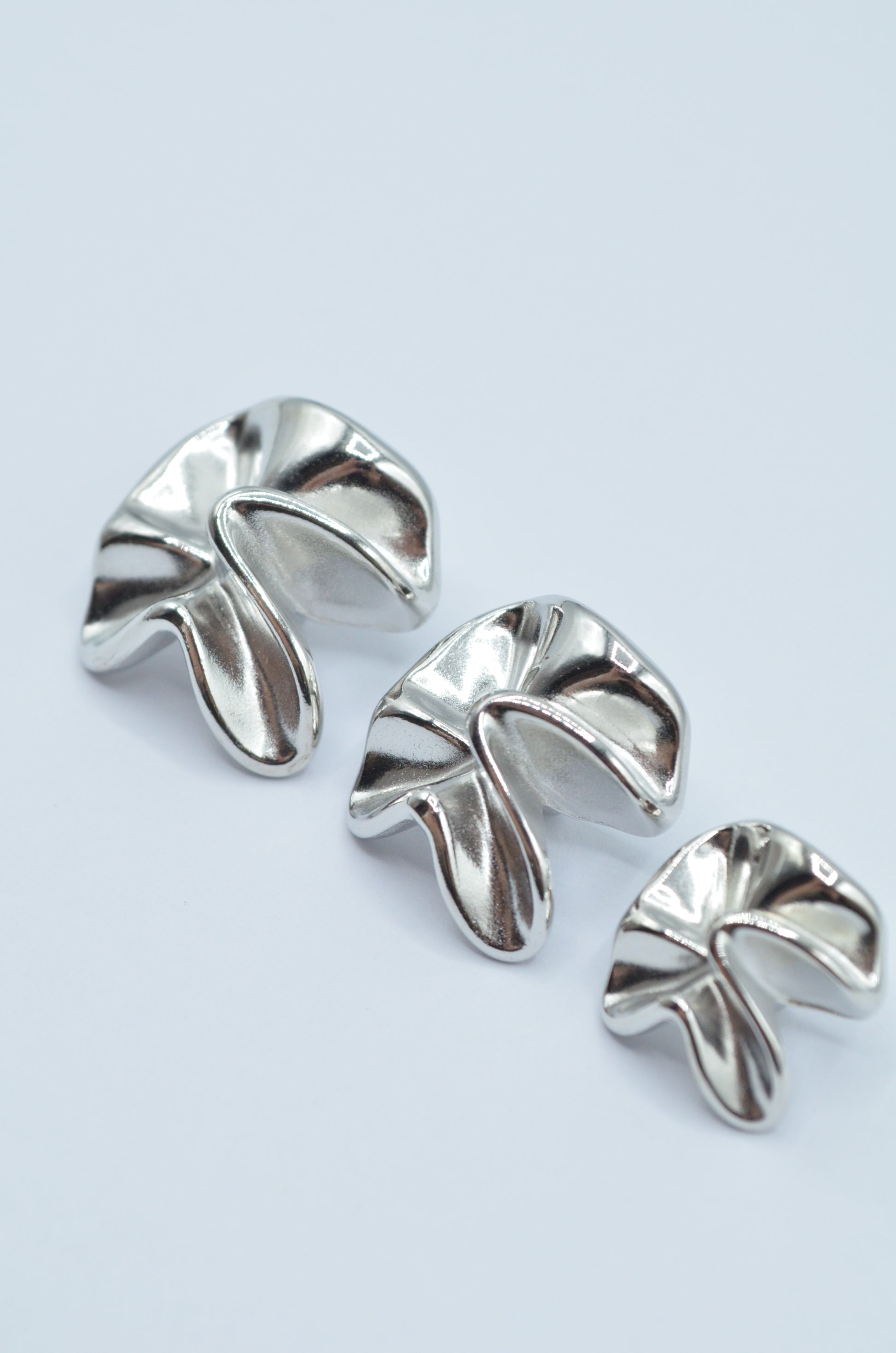 Nasturi Metalici Argintii