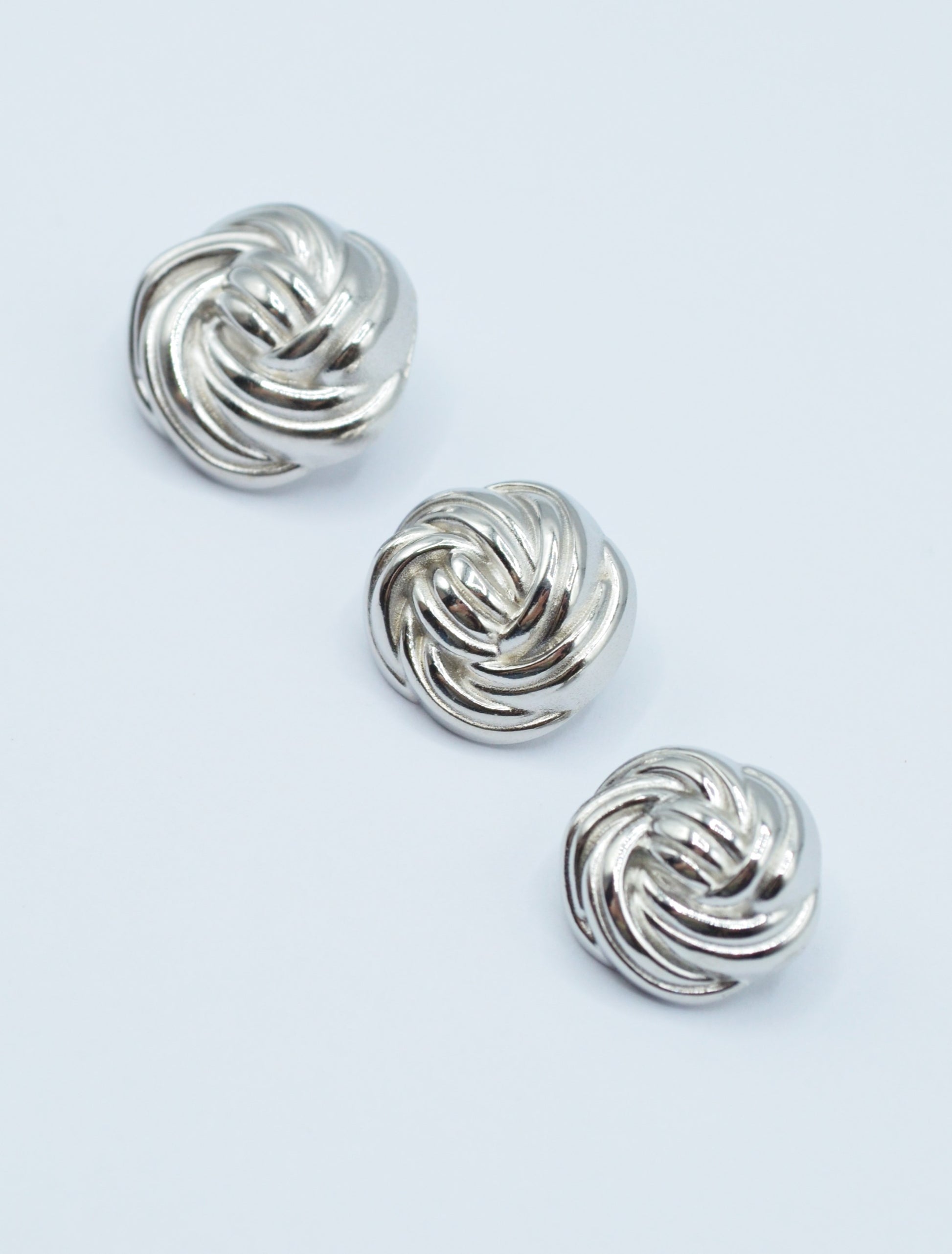 Nasturi Metalici Argintii