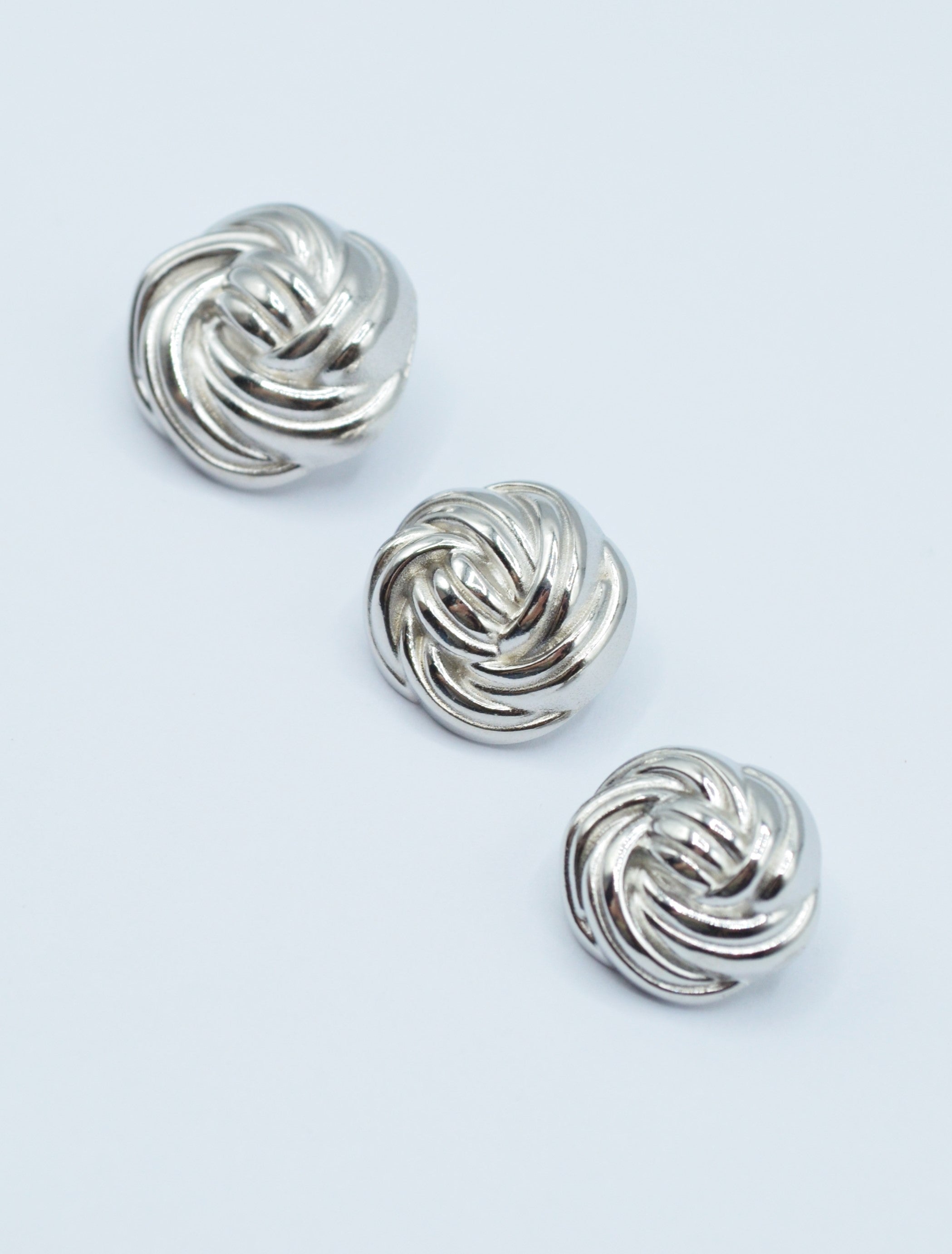 Nasturi Metalici Argintii